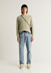 SWEATER EM PONTO PÉROLA