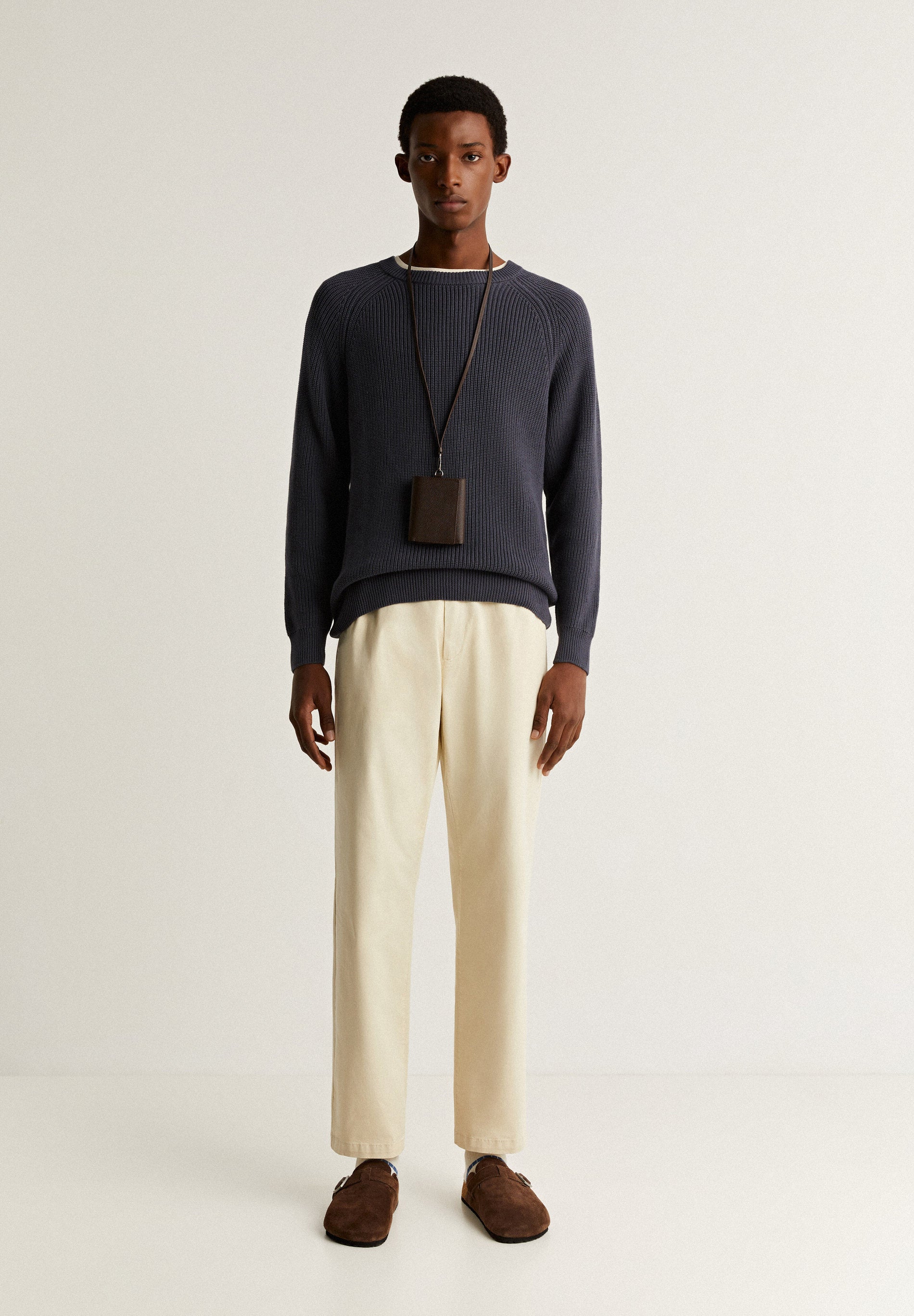 SWEATER EM PONTO PÉROLA