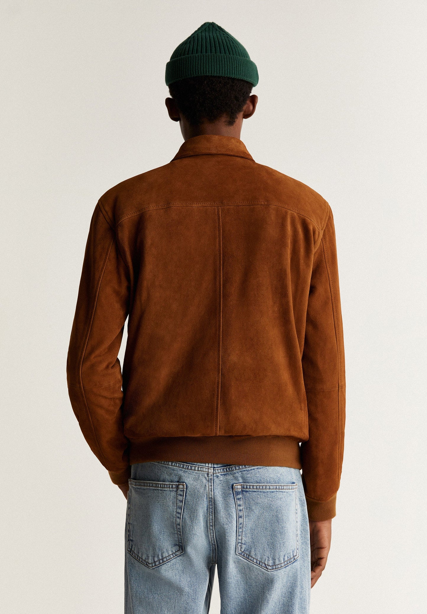 CARDIGAN BOMBER EM PELE