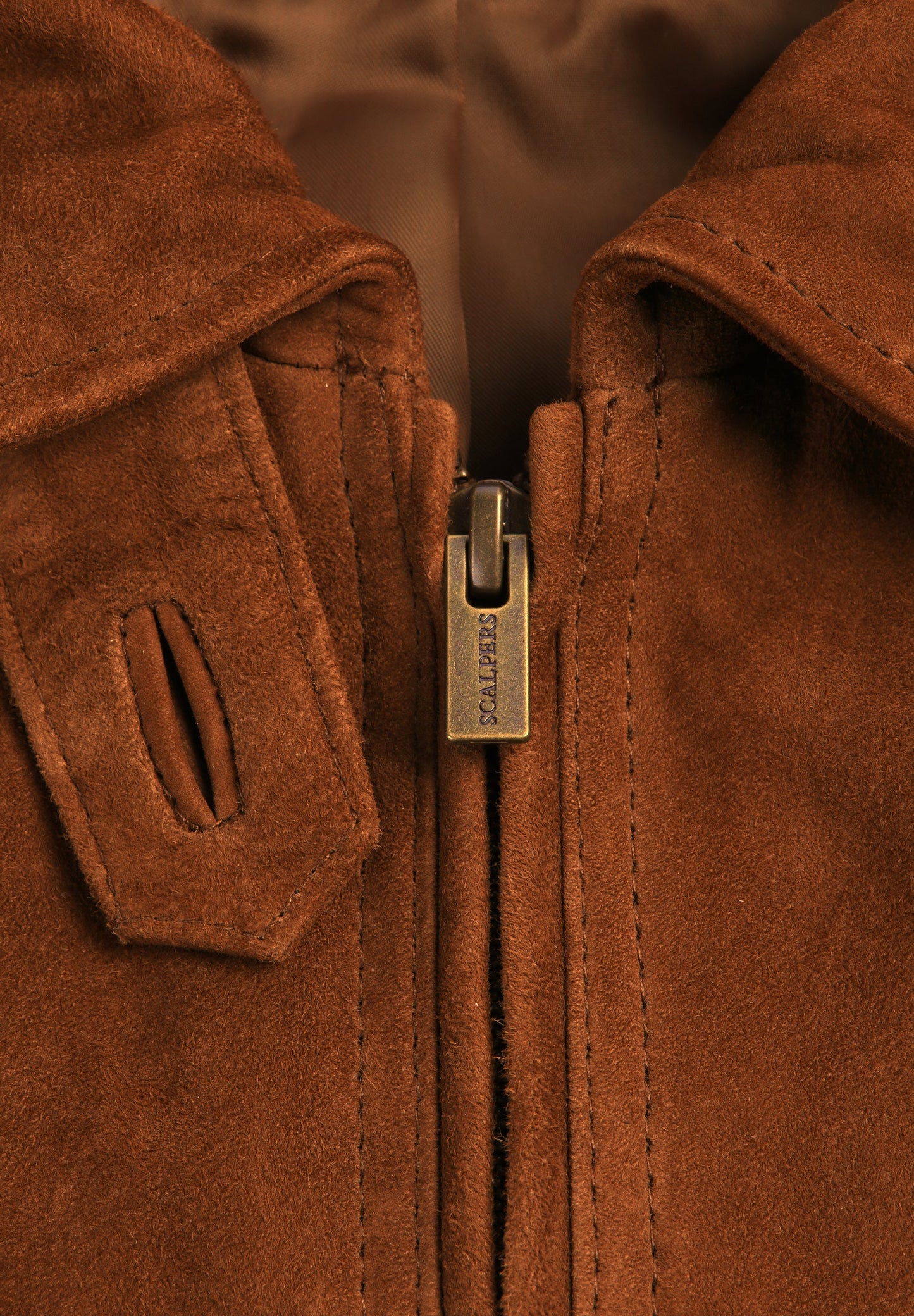 CARDIGAN BOMBER EM PELE