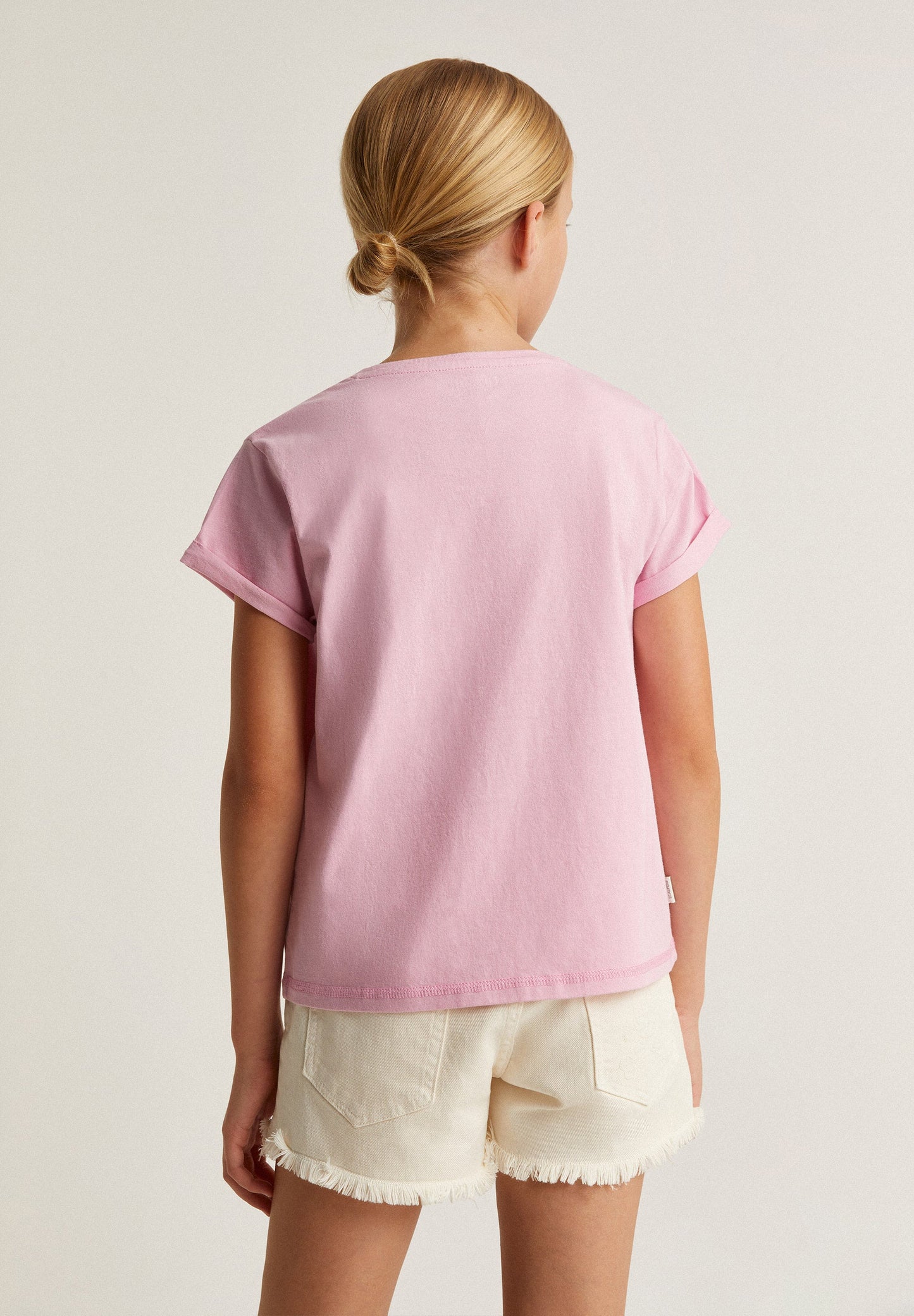 ZEBRA GLITTER SKULL TEE GIRLS