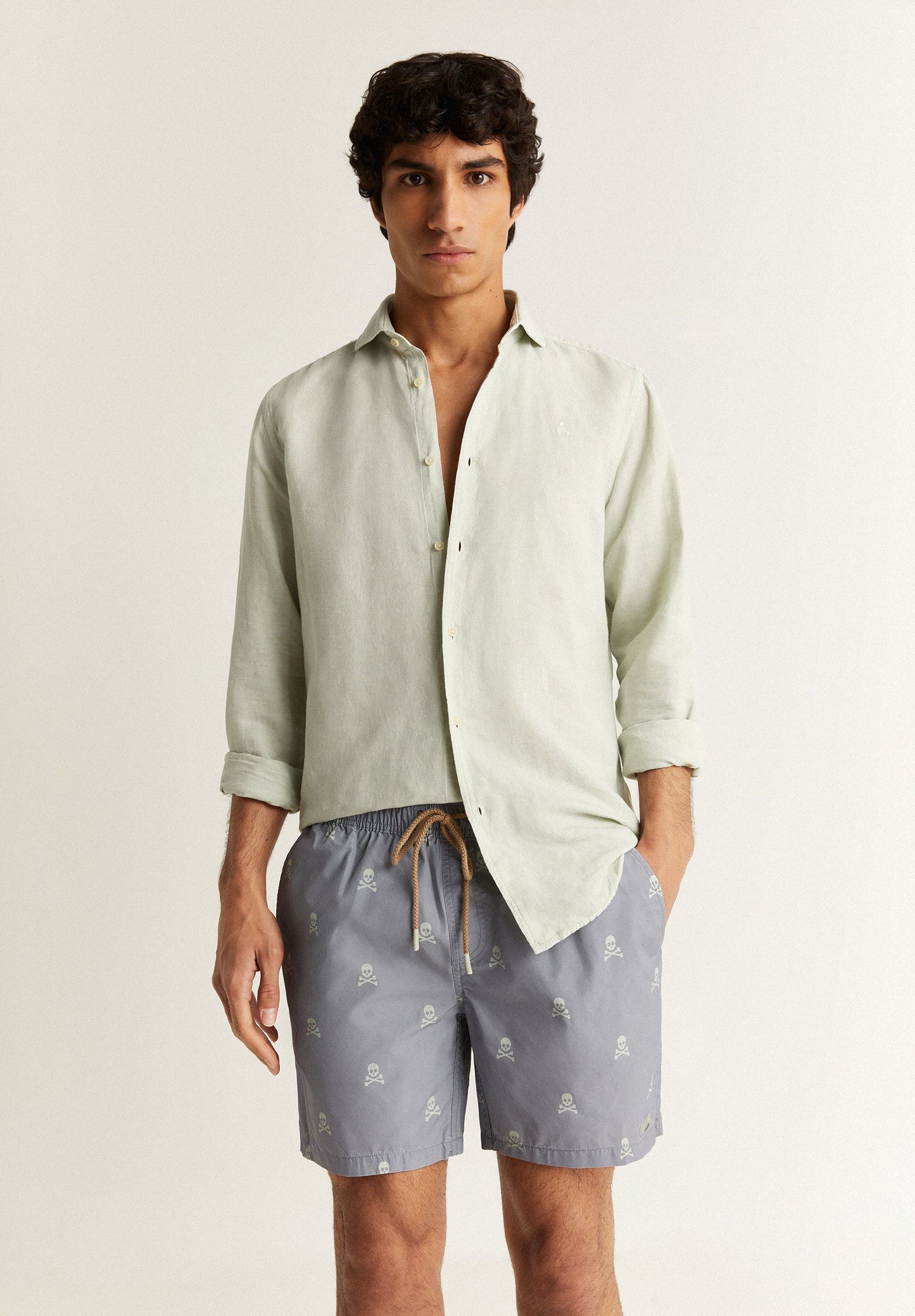 CALÇÕES DE BANHO COM LOGÓTIPO ALL OVER