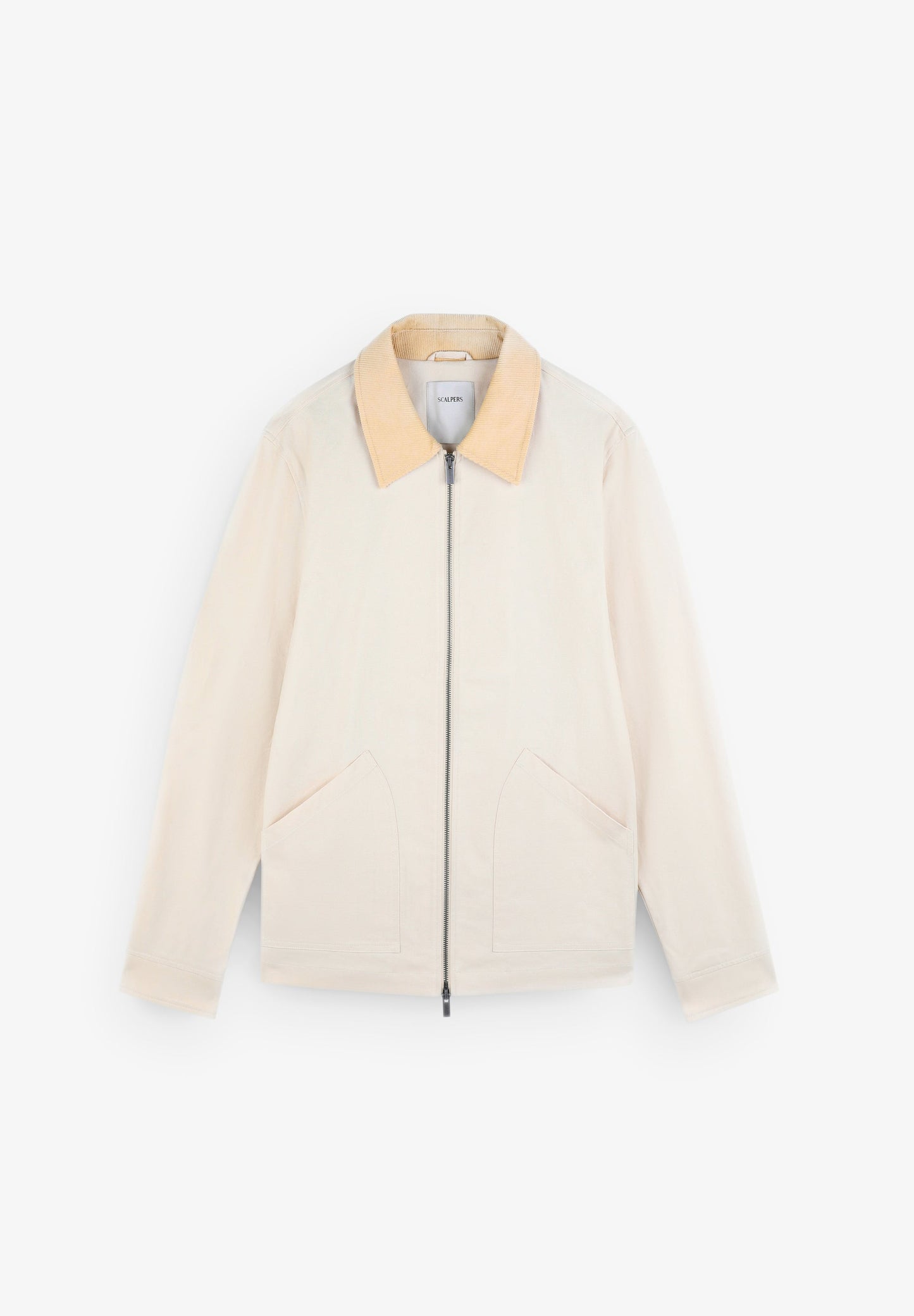 CASACO CANVAS COM GOLA DE BOMBAZINA