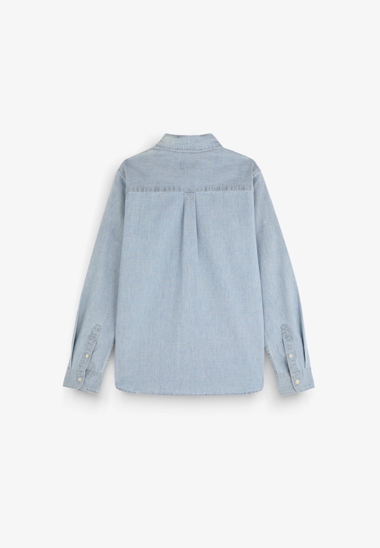 CAMISA DENIM DECOTE COM BOTÕES