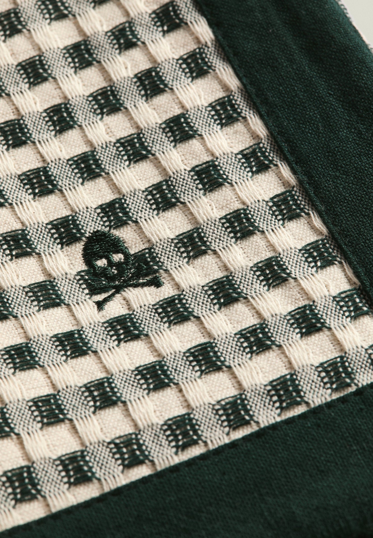 TOALHA DE MESA DE ALGODÃO COM QUADRADOS VICHY