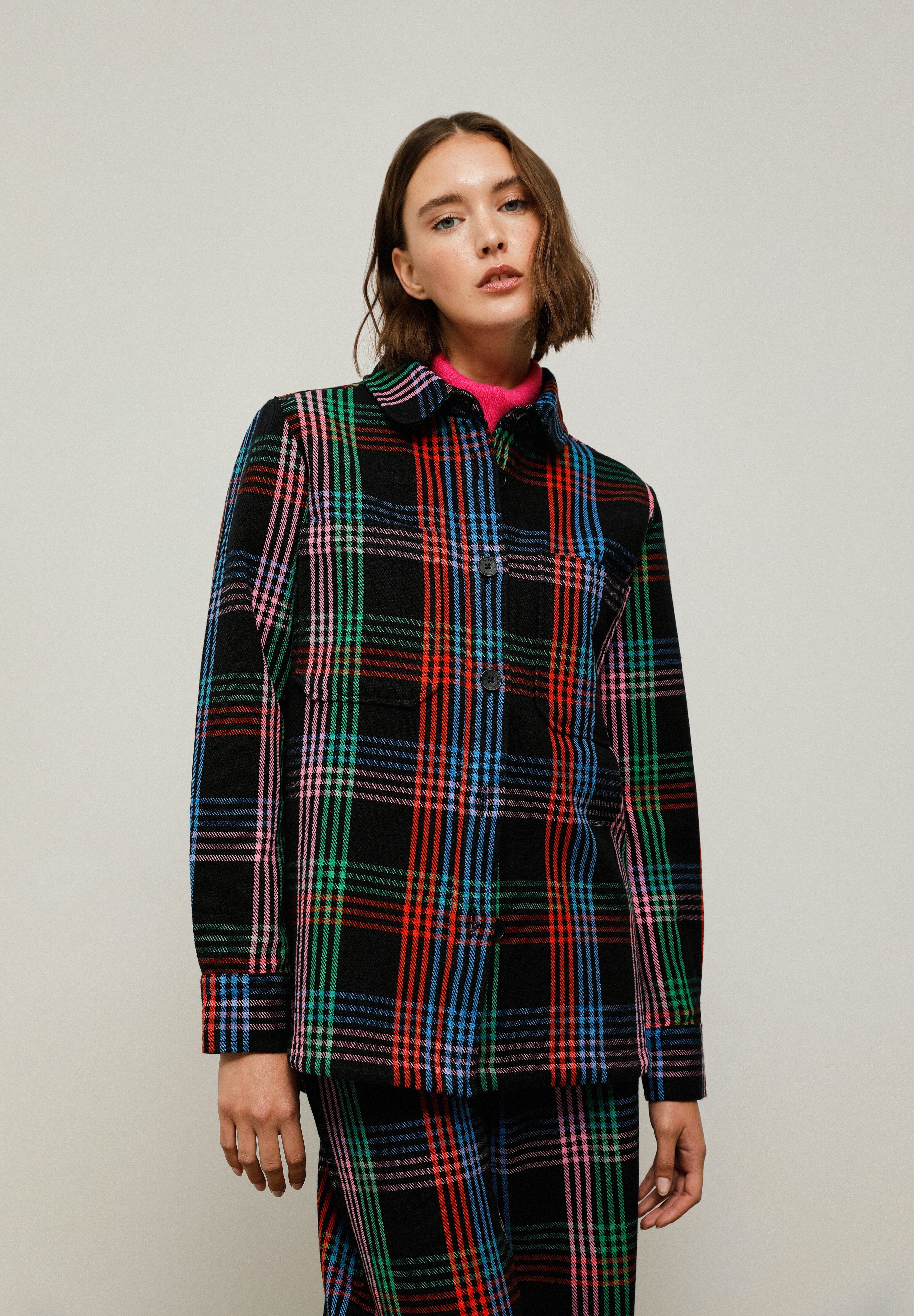 THINKING MU | CAMISA COMPRIDA ART BLANKET NORITA