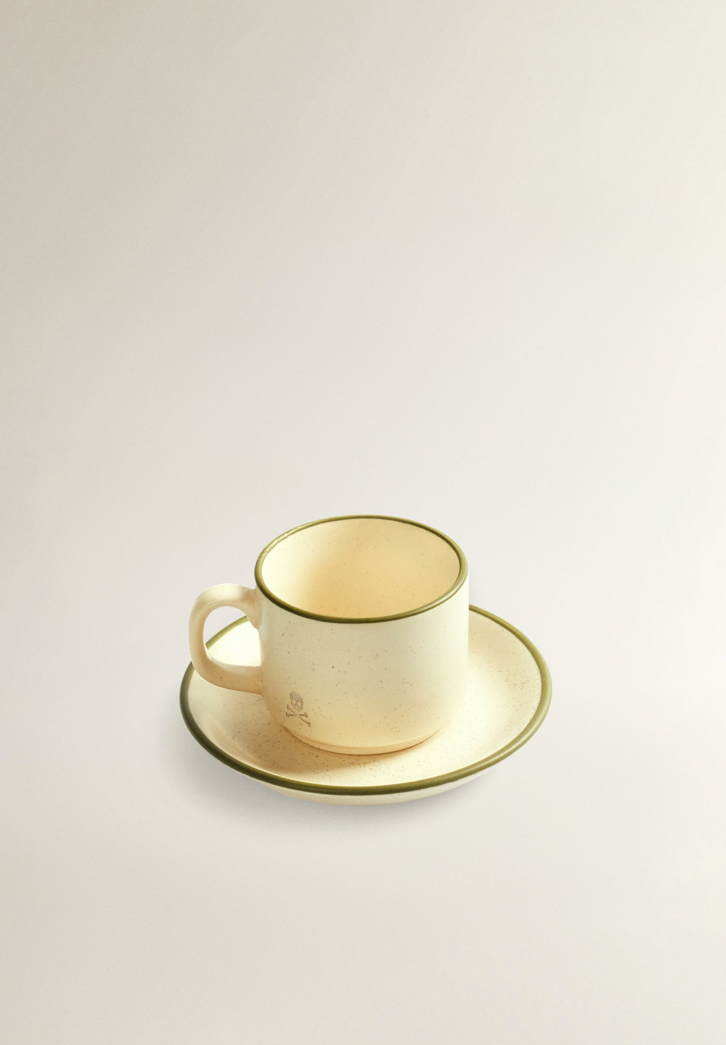 PRATO DE CHÁVENA DE CAFÉ EM CERÂMICA FIO