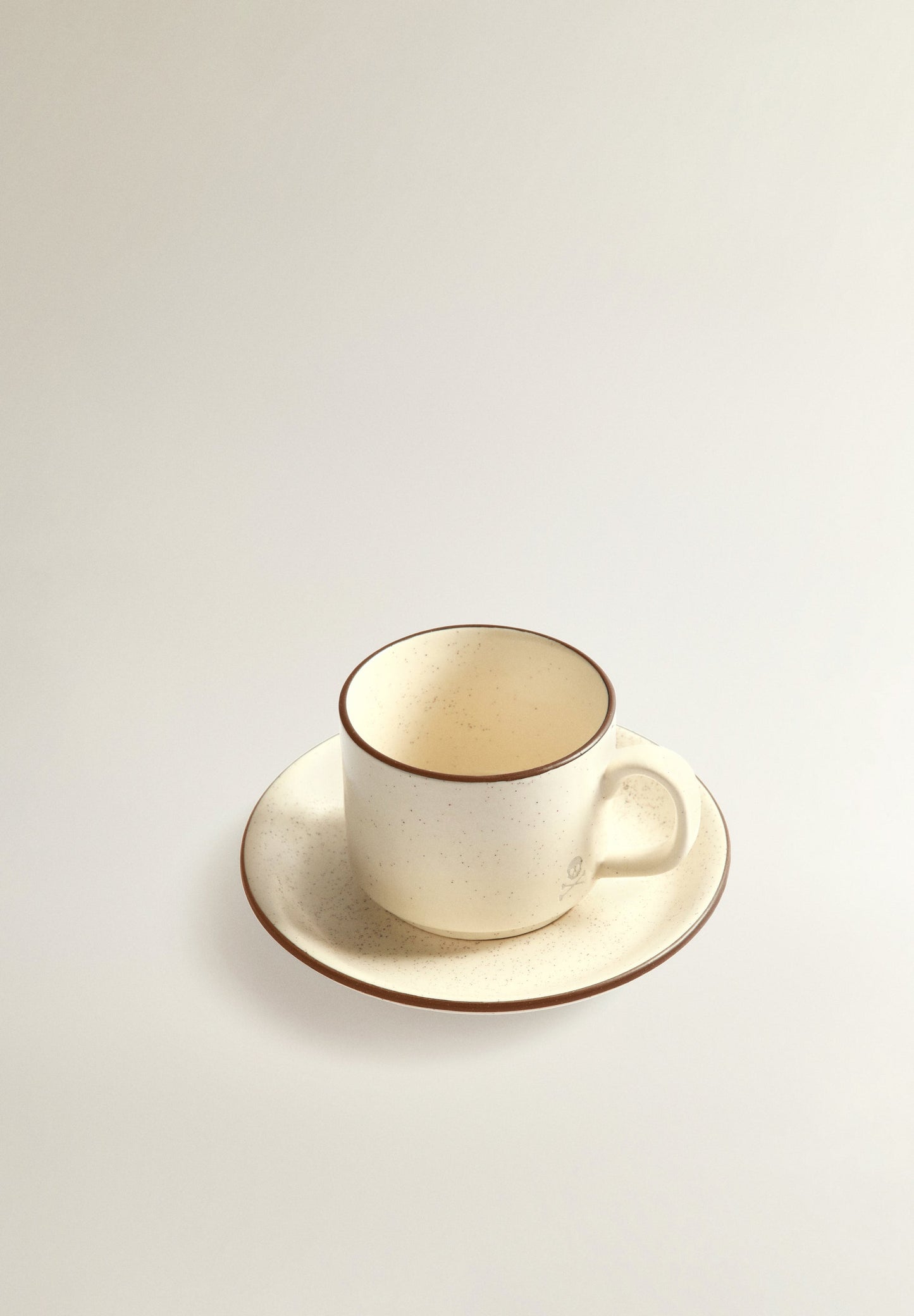 PRATO DE CHÁVENA DE CAFÉ EM CERÂMICA FIO