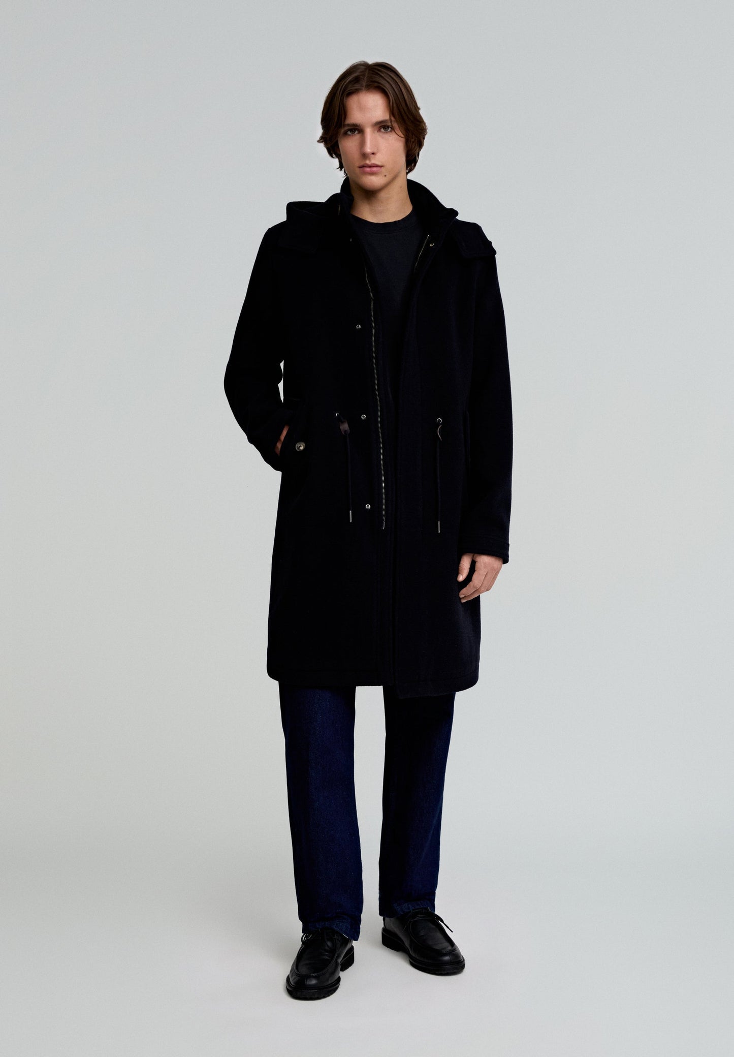 PARKA TIPO GABARDINA EM LÃ
