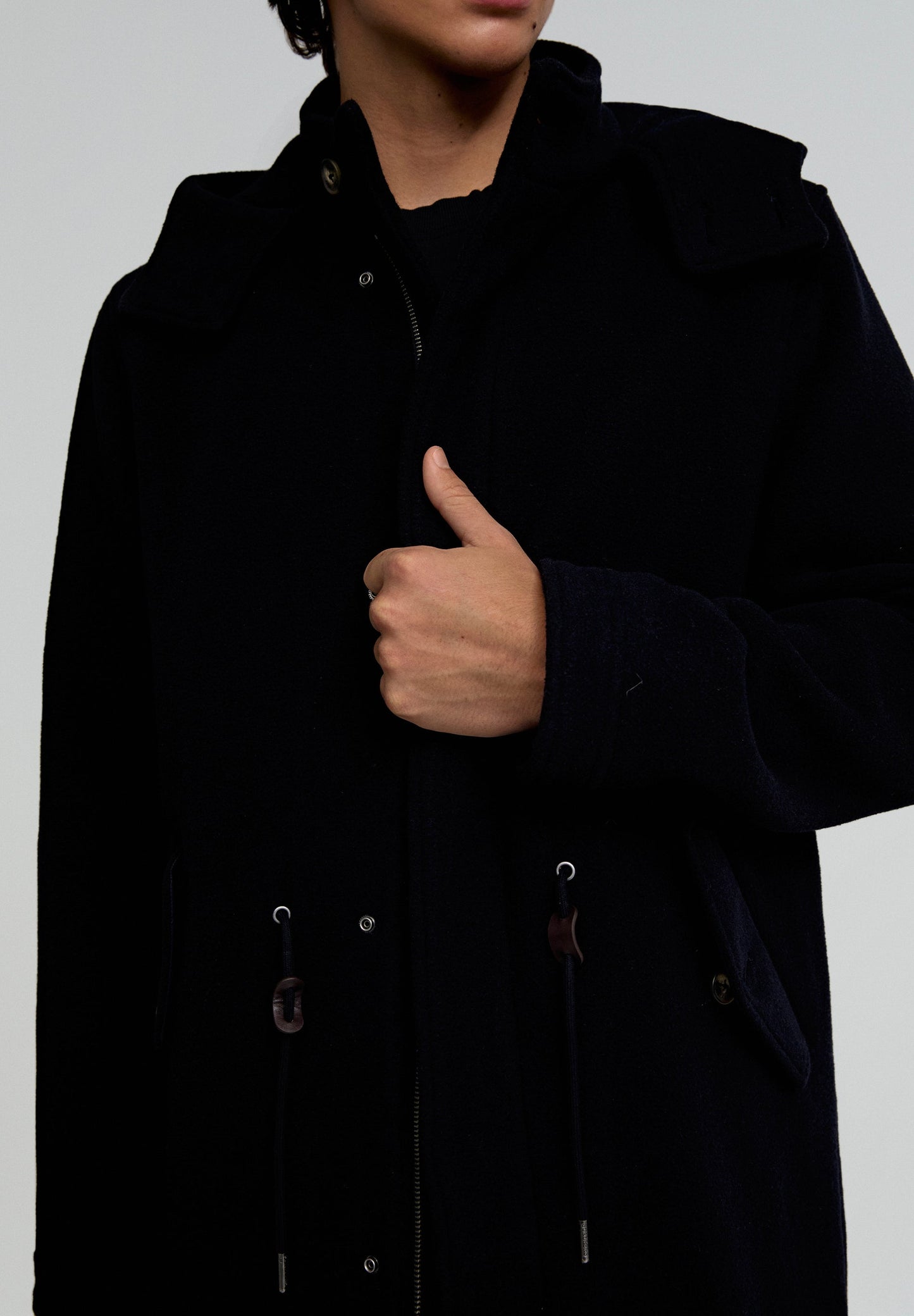 PARKA TIPO GABARDINA EM LÃ