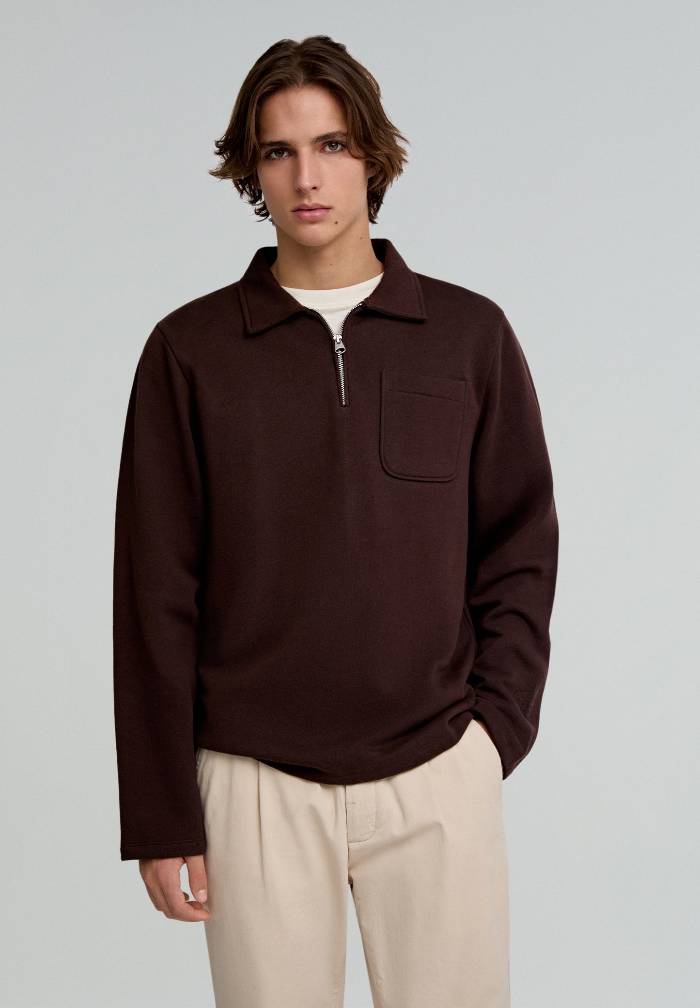 POLO POCKET SWEATER