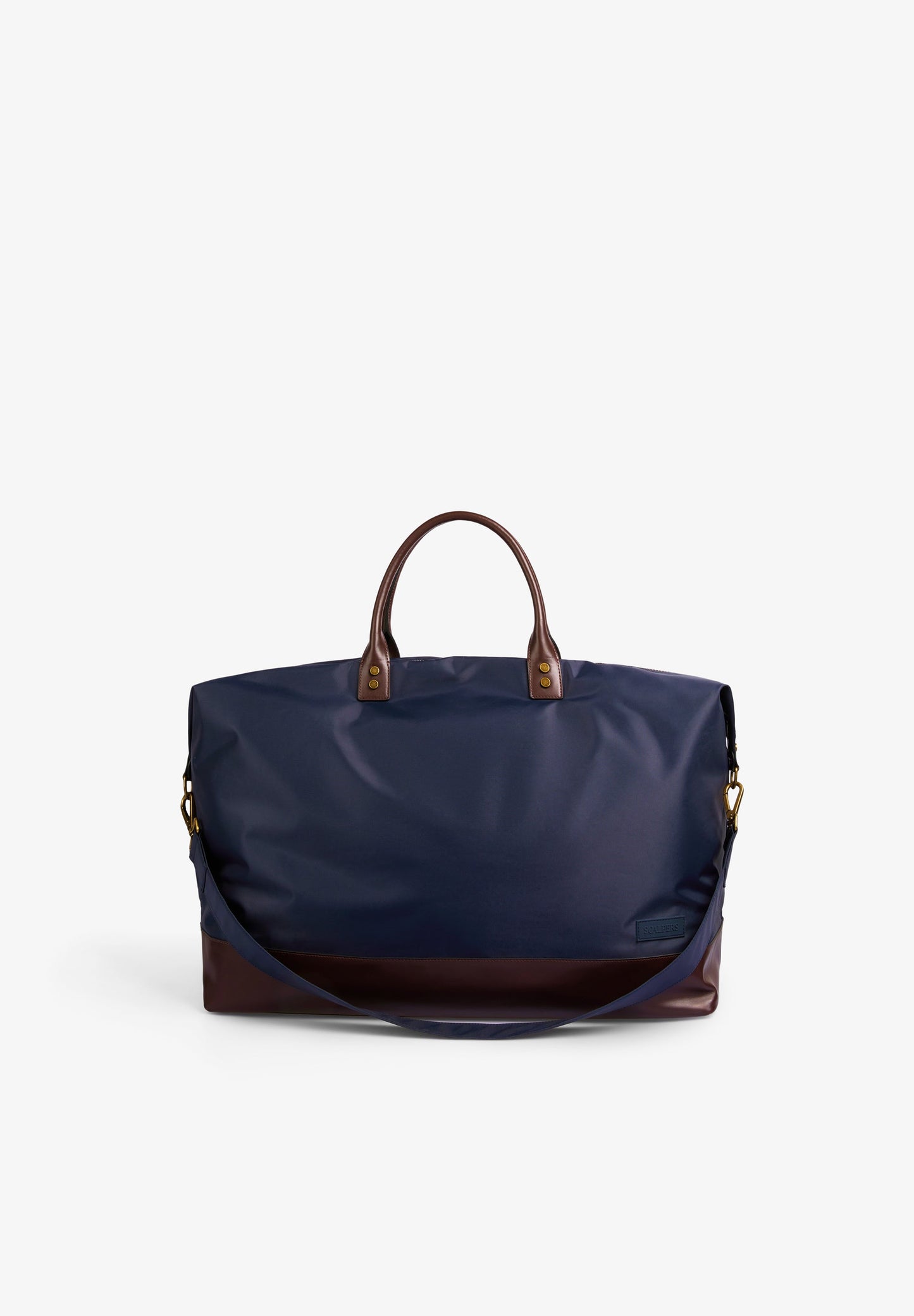 BOLSA DE VIAGEM COM PORMENOR EM PELE
