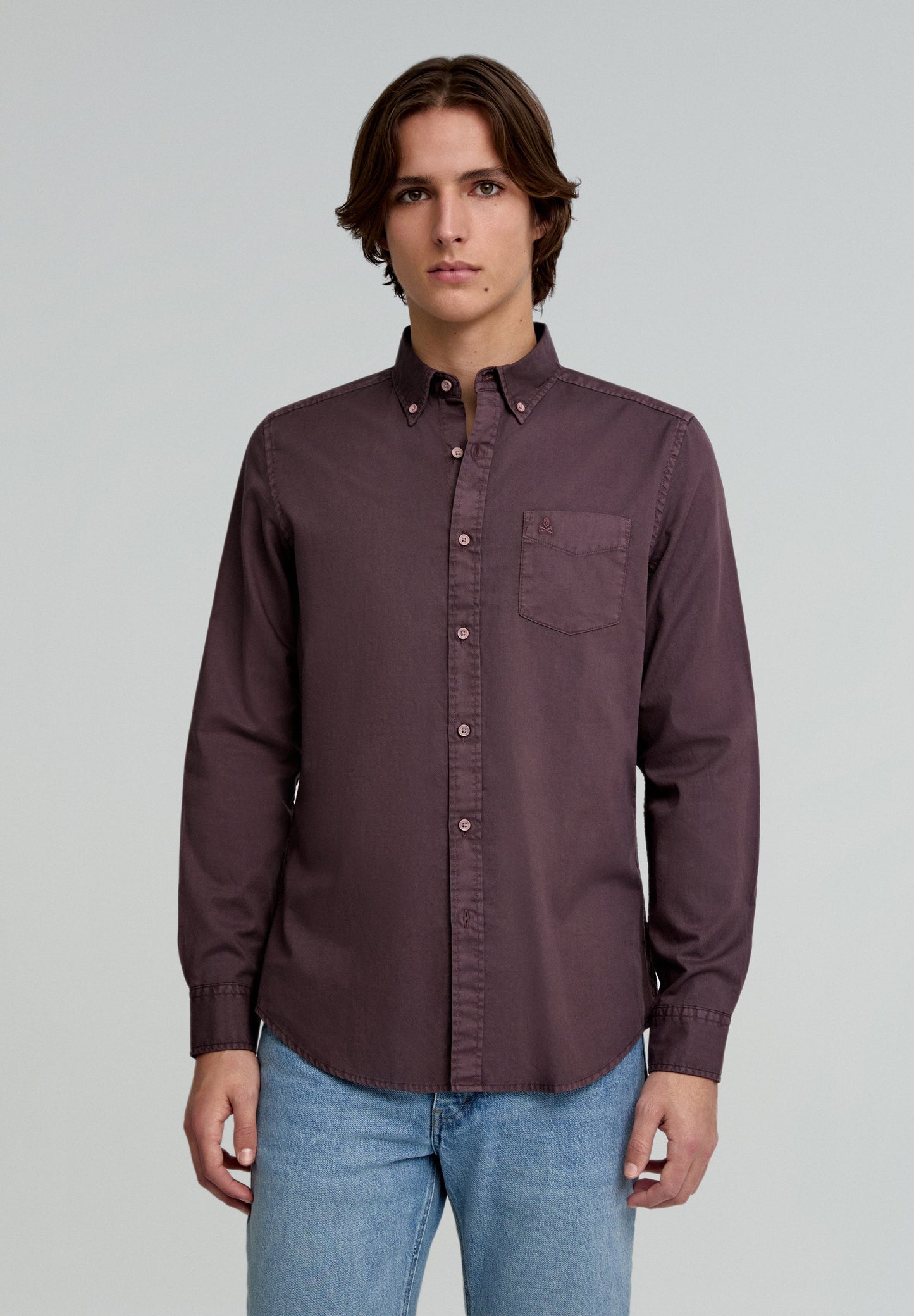 CAMISA GOLA BOTÕES LOGÓTIPO