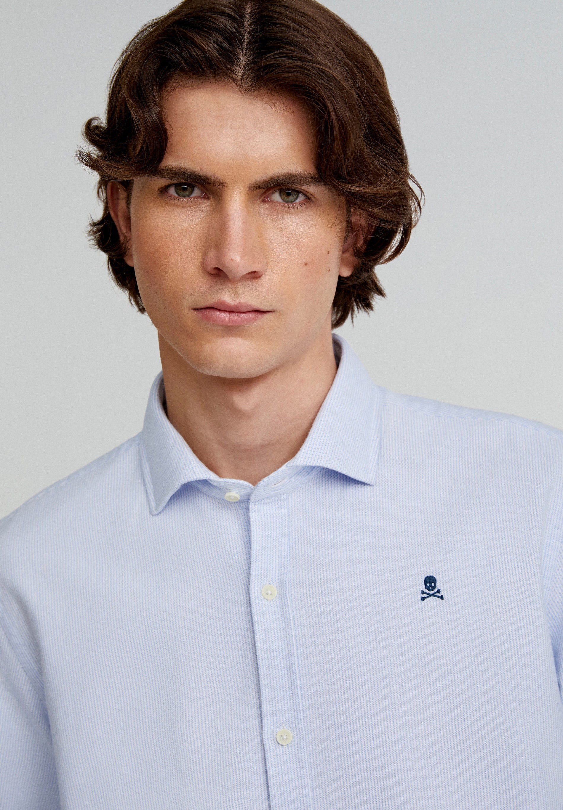 OXFORD PEACH F SHIRT