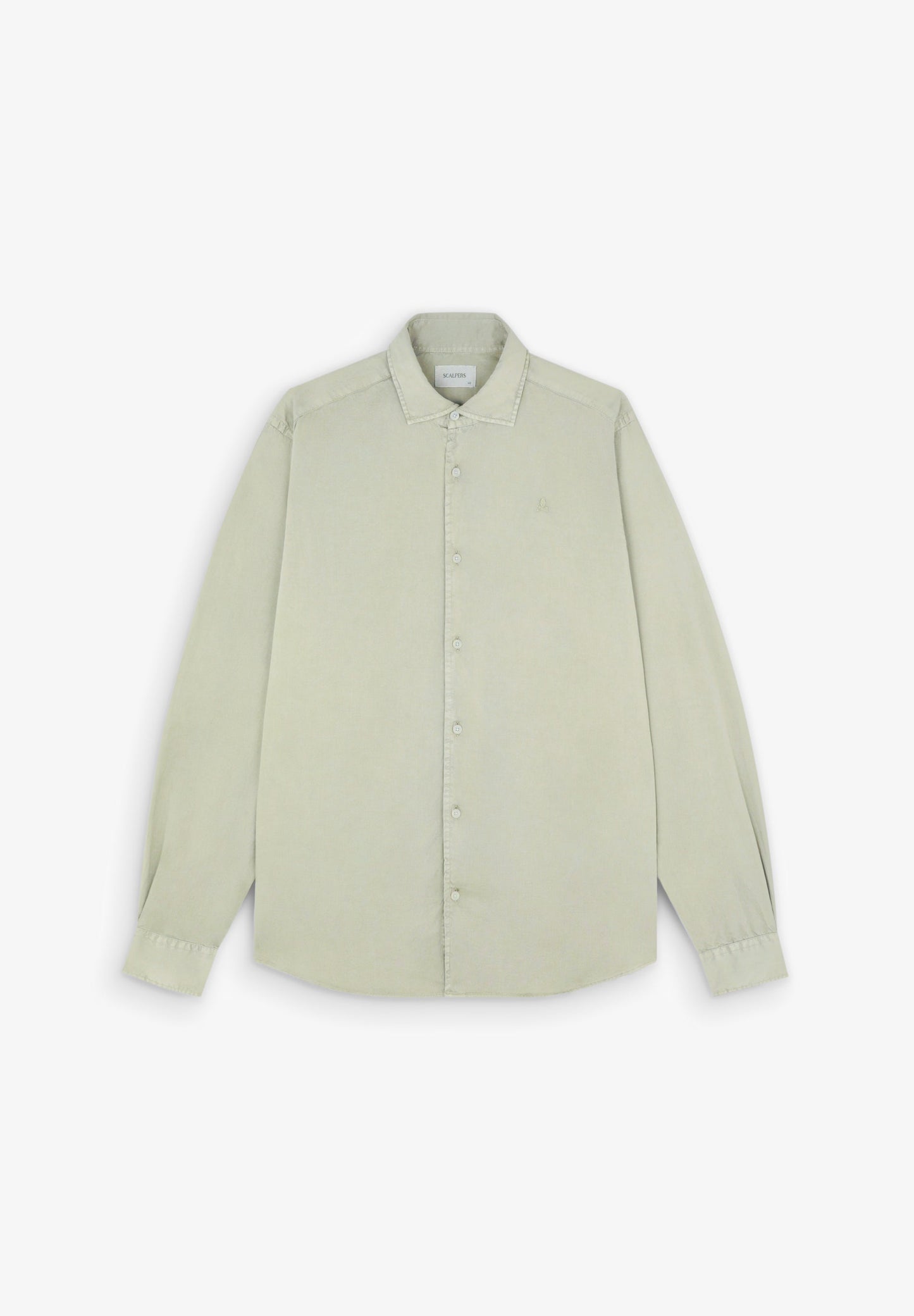CAMISA COM LOGÓTIPO BORDADO NO TOM