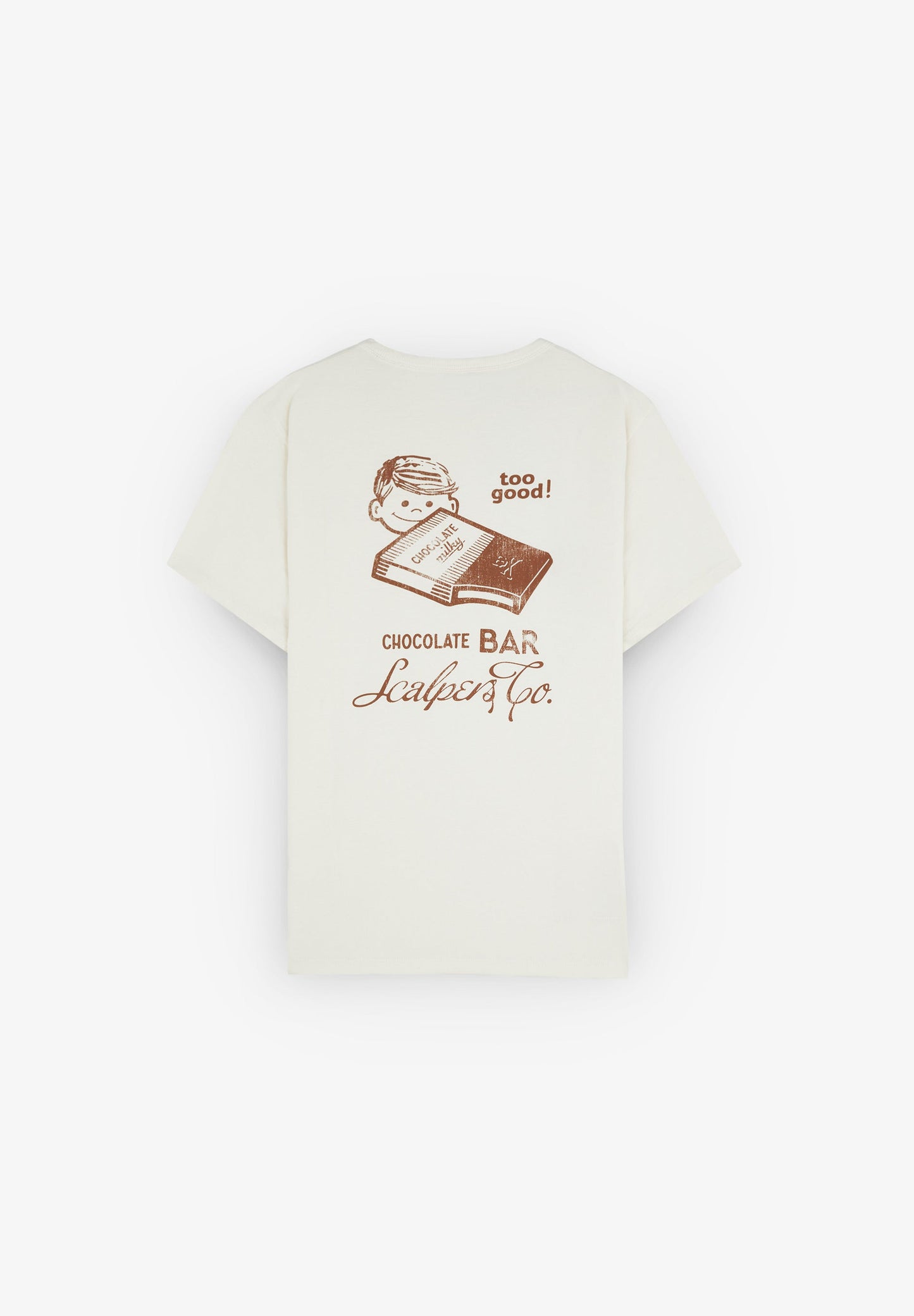 T-SHIRT COM DESENHO ATRÁS