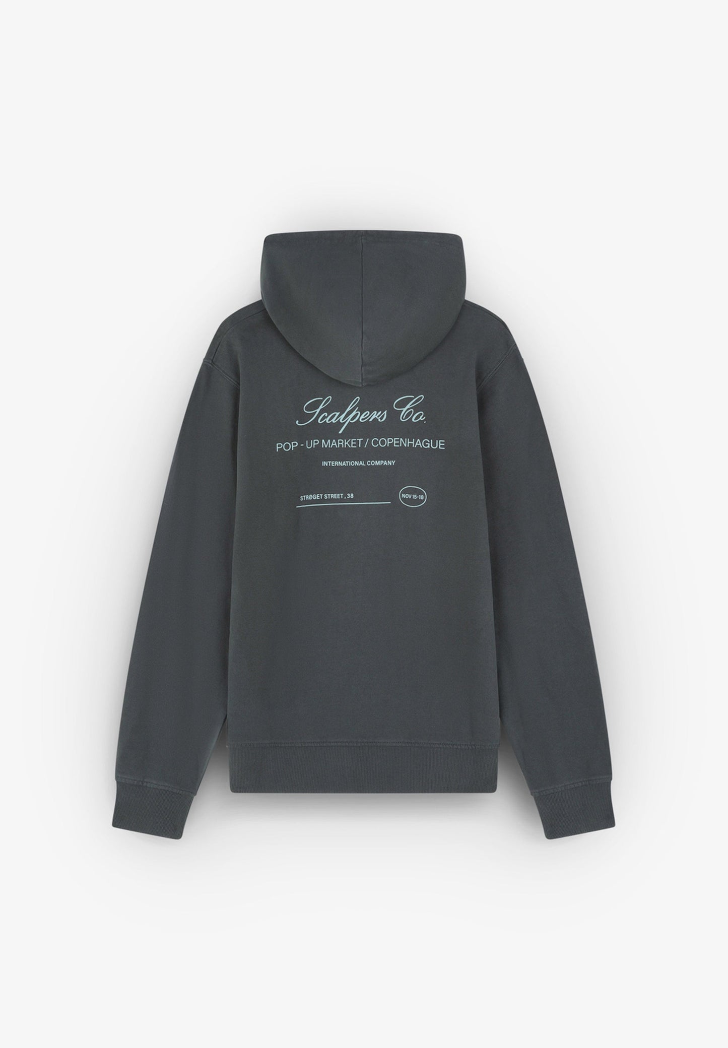 SWEATSHIRT COM CAPUZ E MENSAGEM ATRÁS