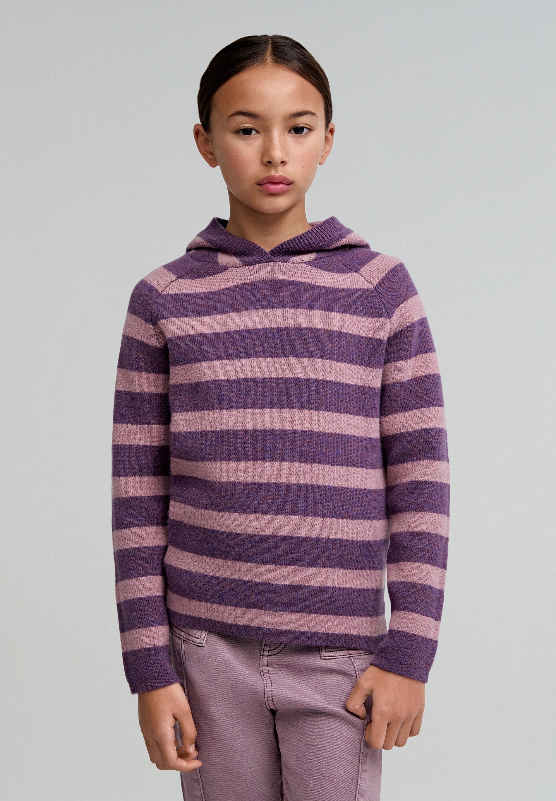 STRIPES HOODIE TRICOT GIRLS