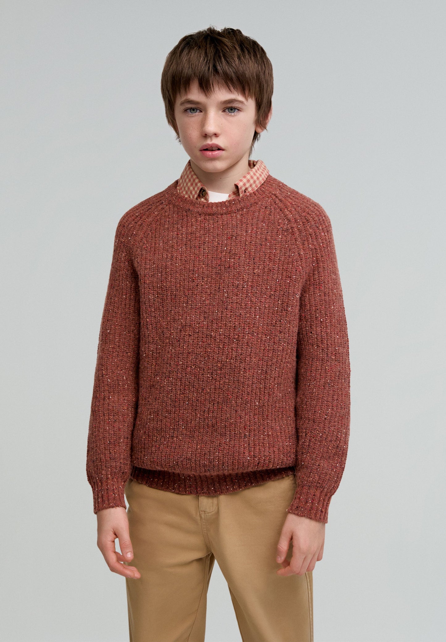 SWEATER LÃ PORMENOR CORES