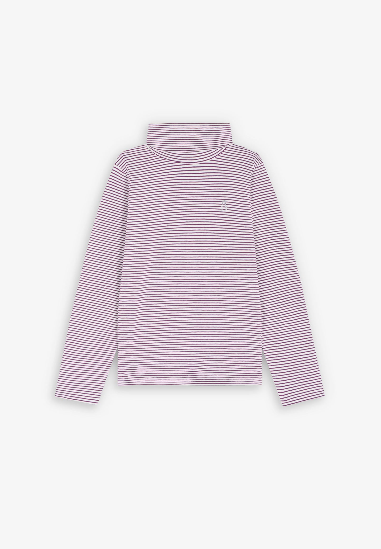 T-SHIRT GOLA ÀS RISCAS