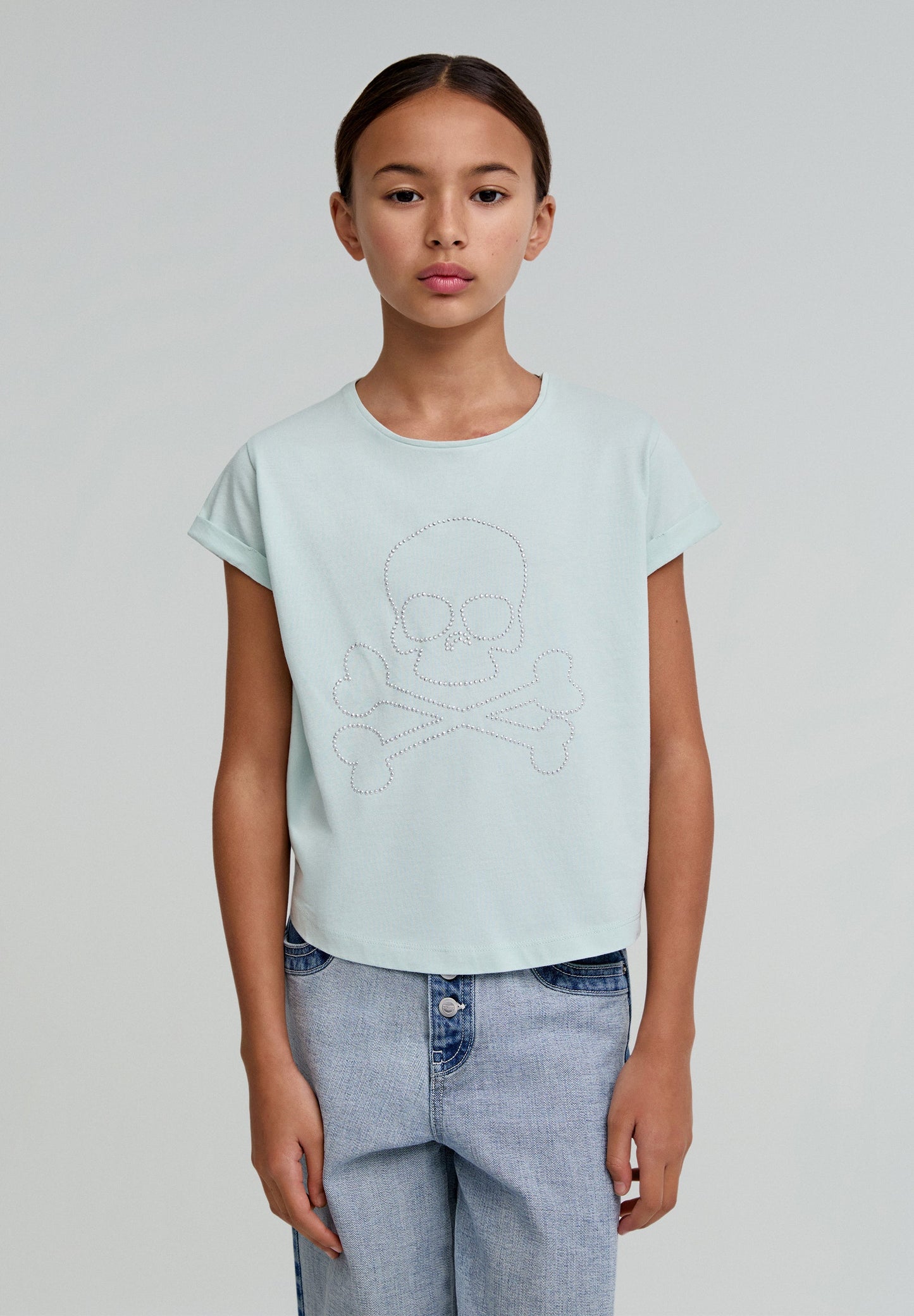 T-SHIRT COM STRASS
