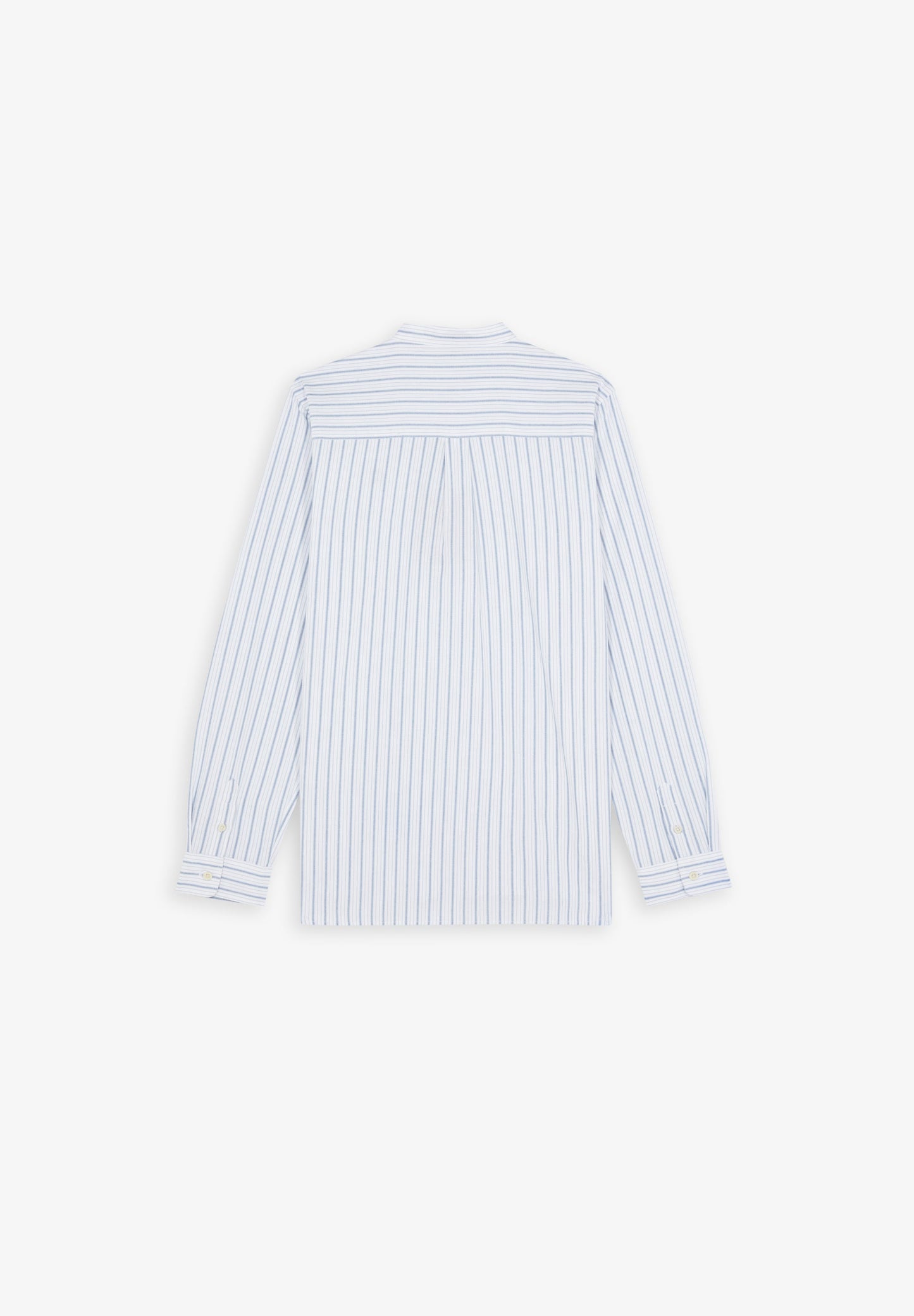 CAMISA DE RISCAS COM GOLA MAO