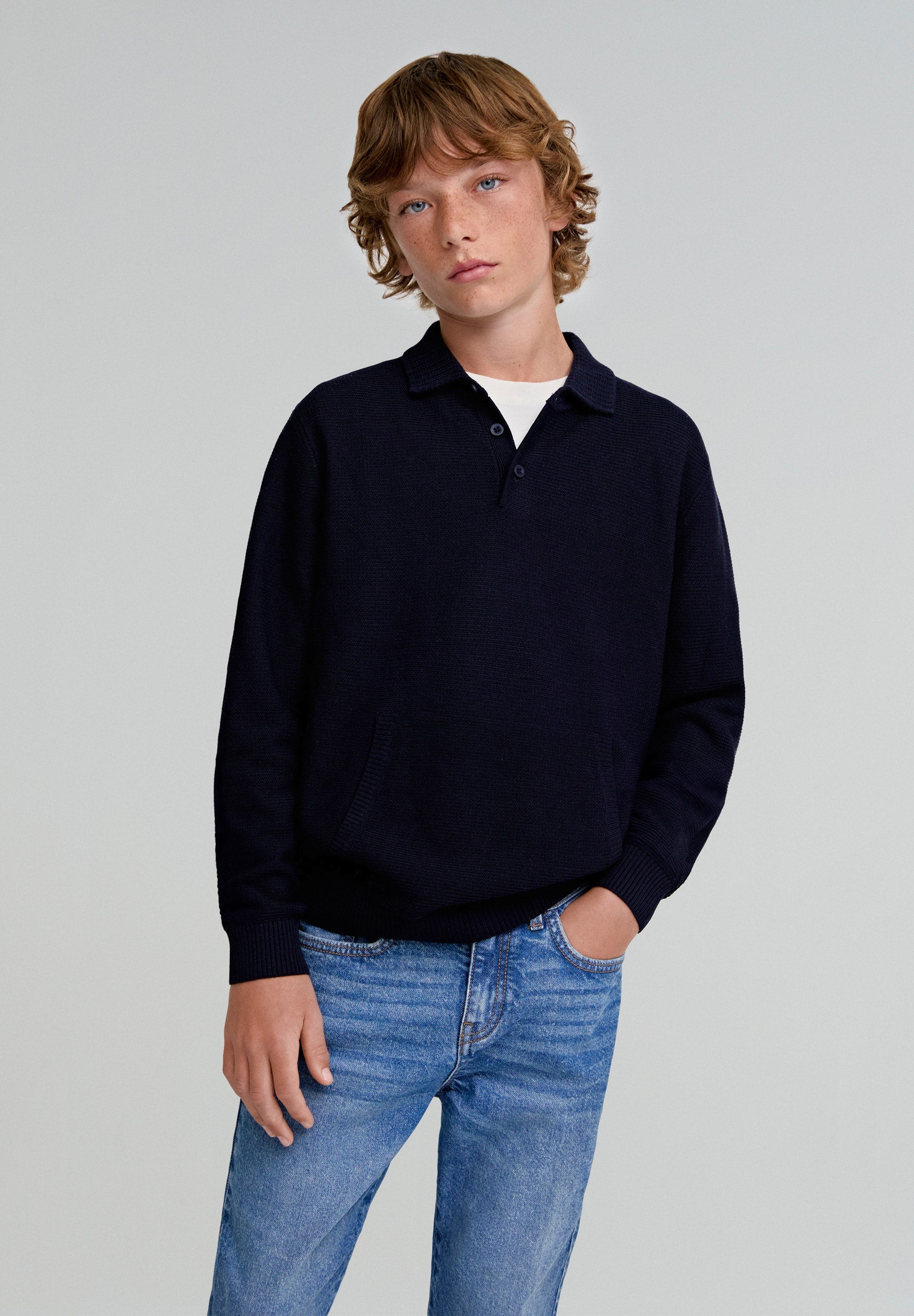 SWEATER TIPO POLO