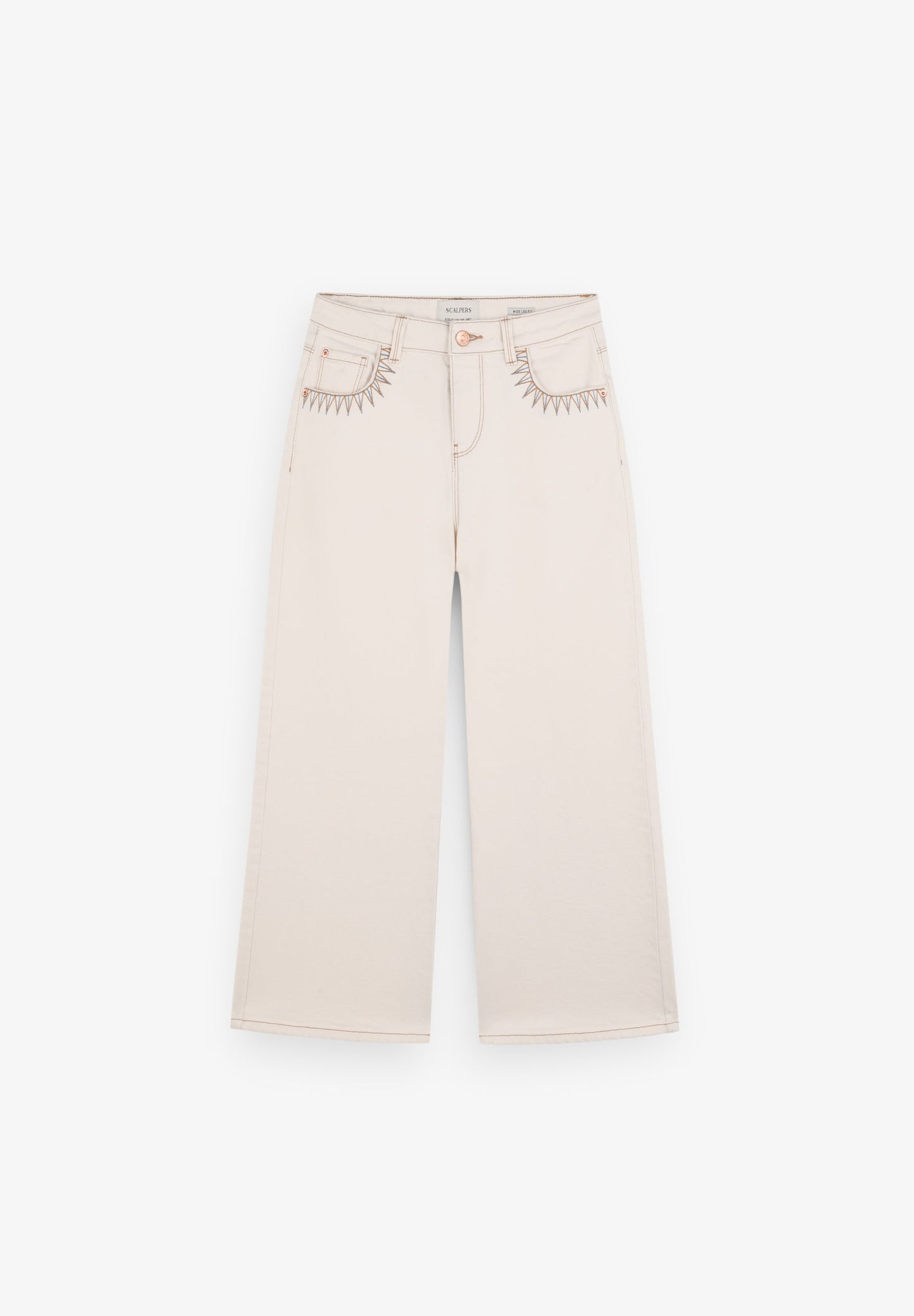 JEANS WIDE COSTURAS