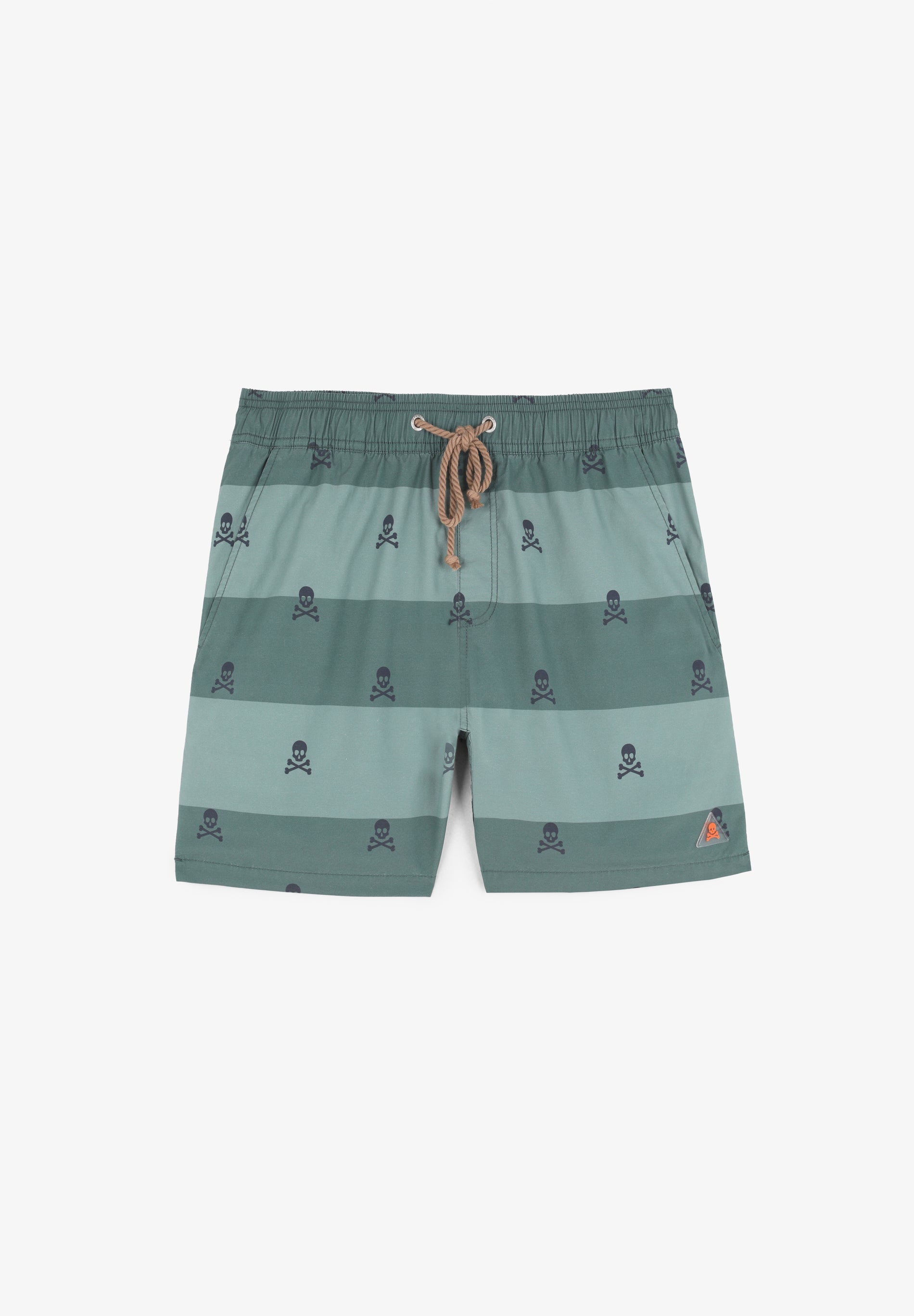SKULL STRIPES BT SWIMSUIT