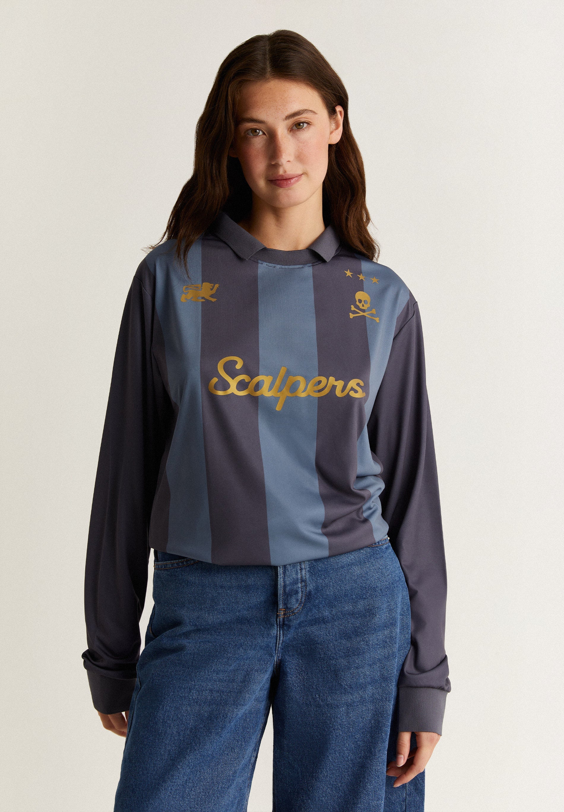 CAMISA POLO TÉCNICA MANGA COMPRIDA ÀS RISCAS ADRENALINE