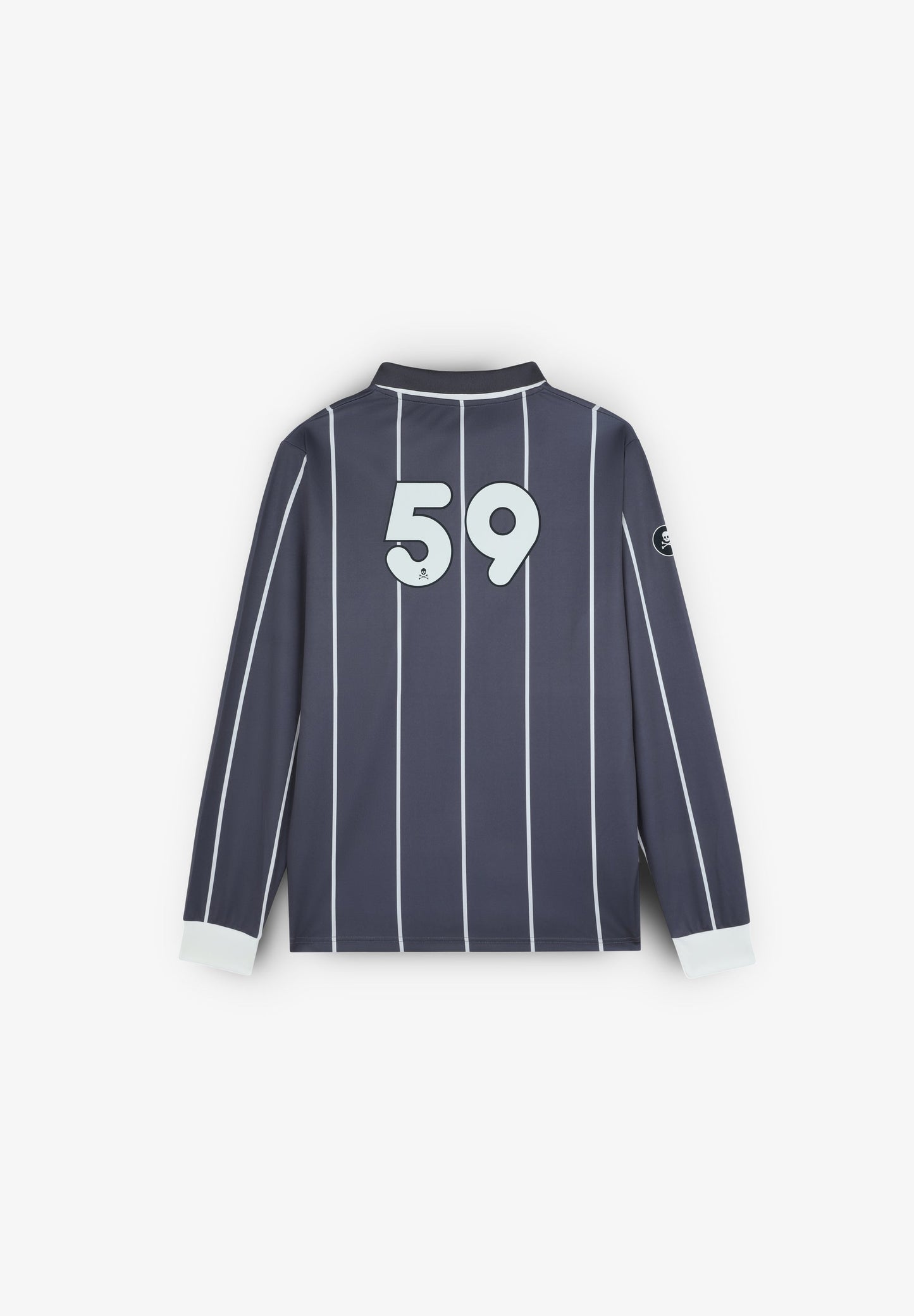 CAMISA POLO TÉCNICA MANGA COMPRIDA RISCAS FINAS ADRENALINE