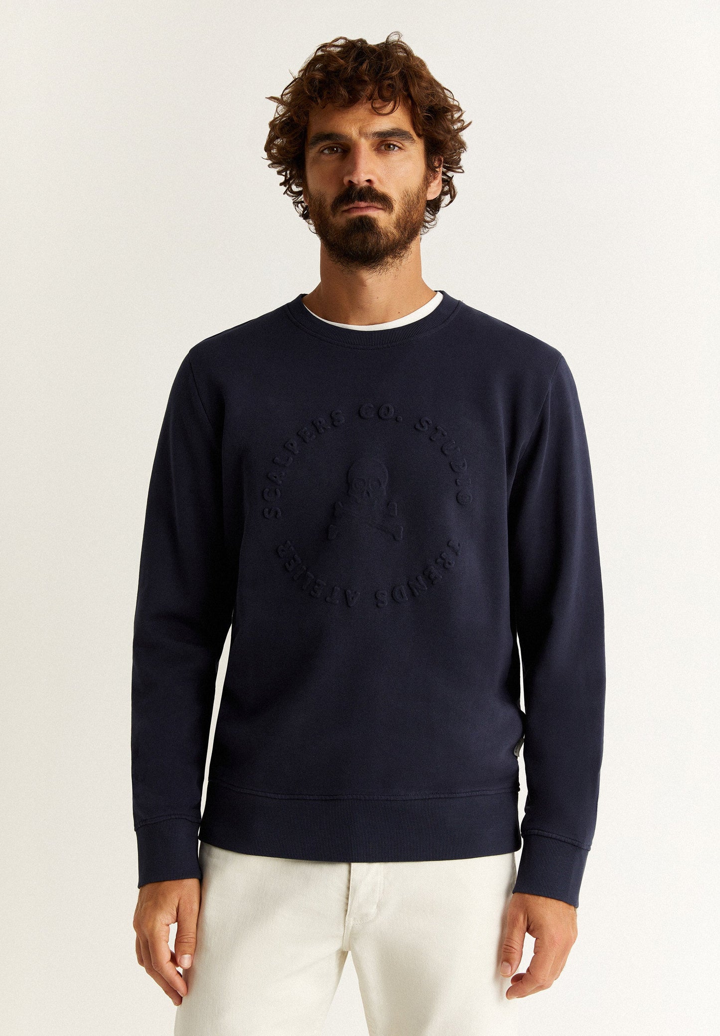 SWEATSHIRT COM LOGÓTIPO EM RELEVO