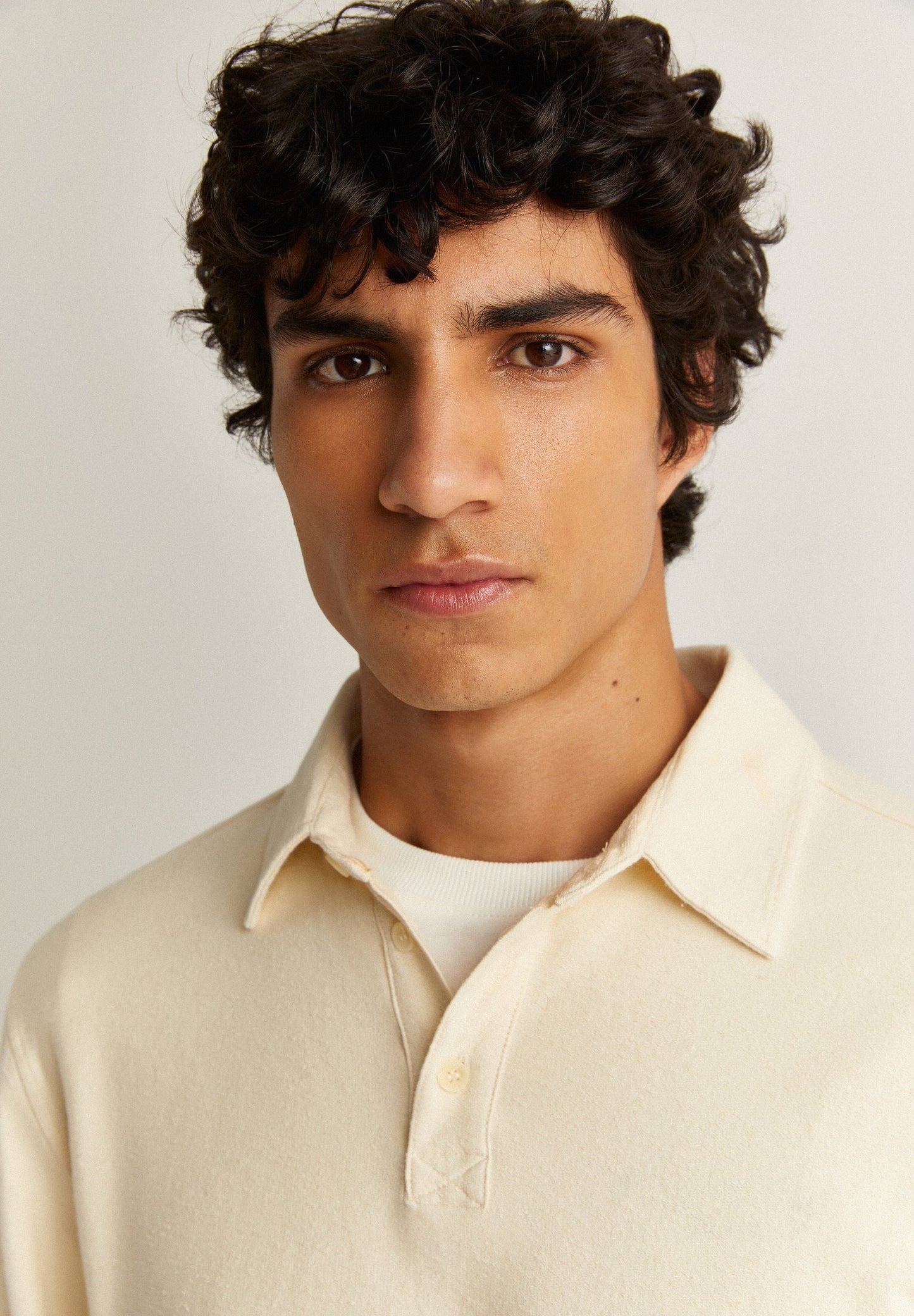 CAMISA POLO MANGA COMPRIDA ALGODÃO