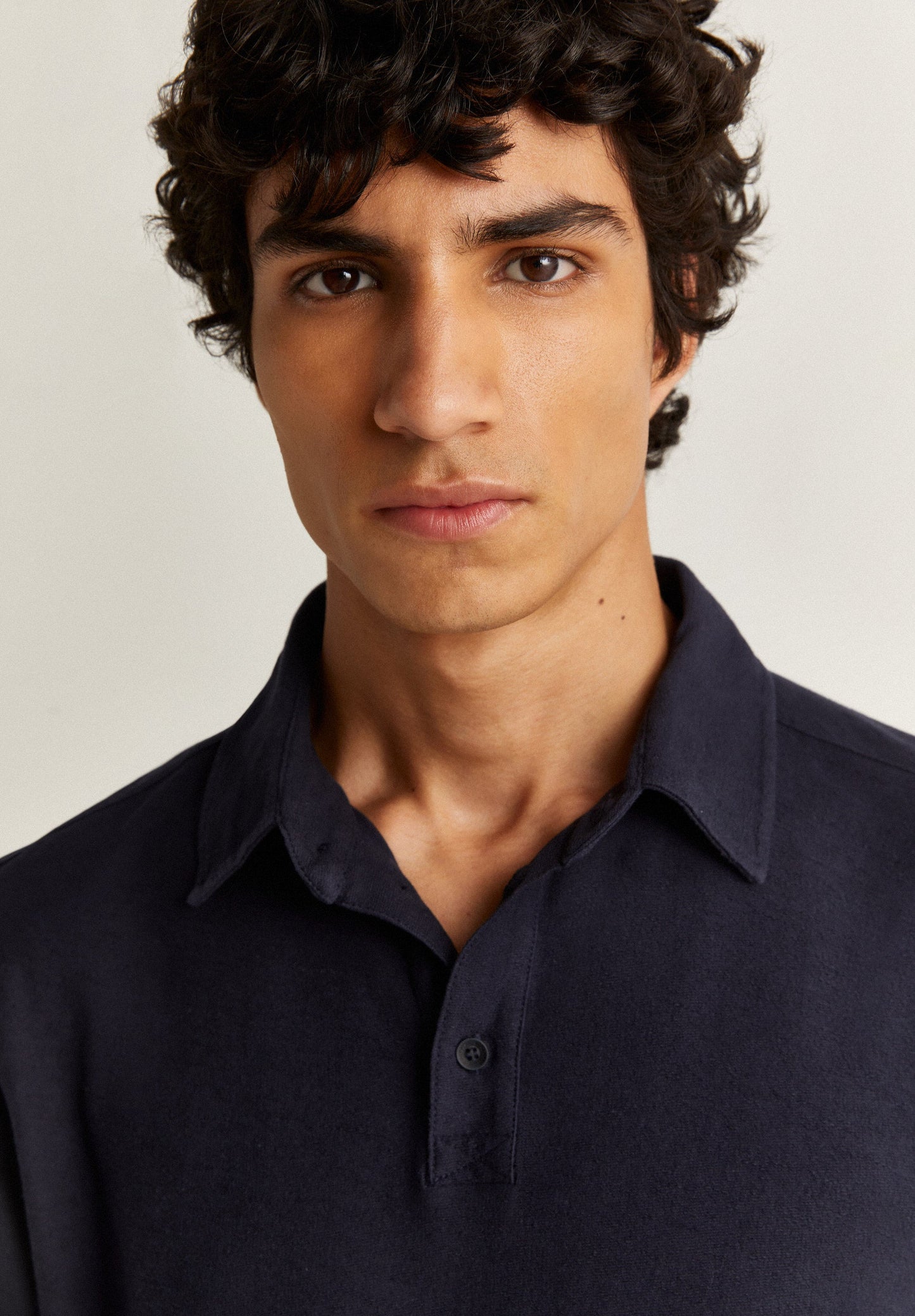 CAMISA POLO MANGA COMPRIDA ALGODÃO