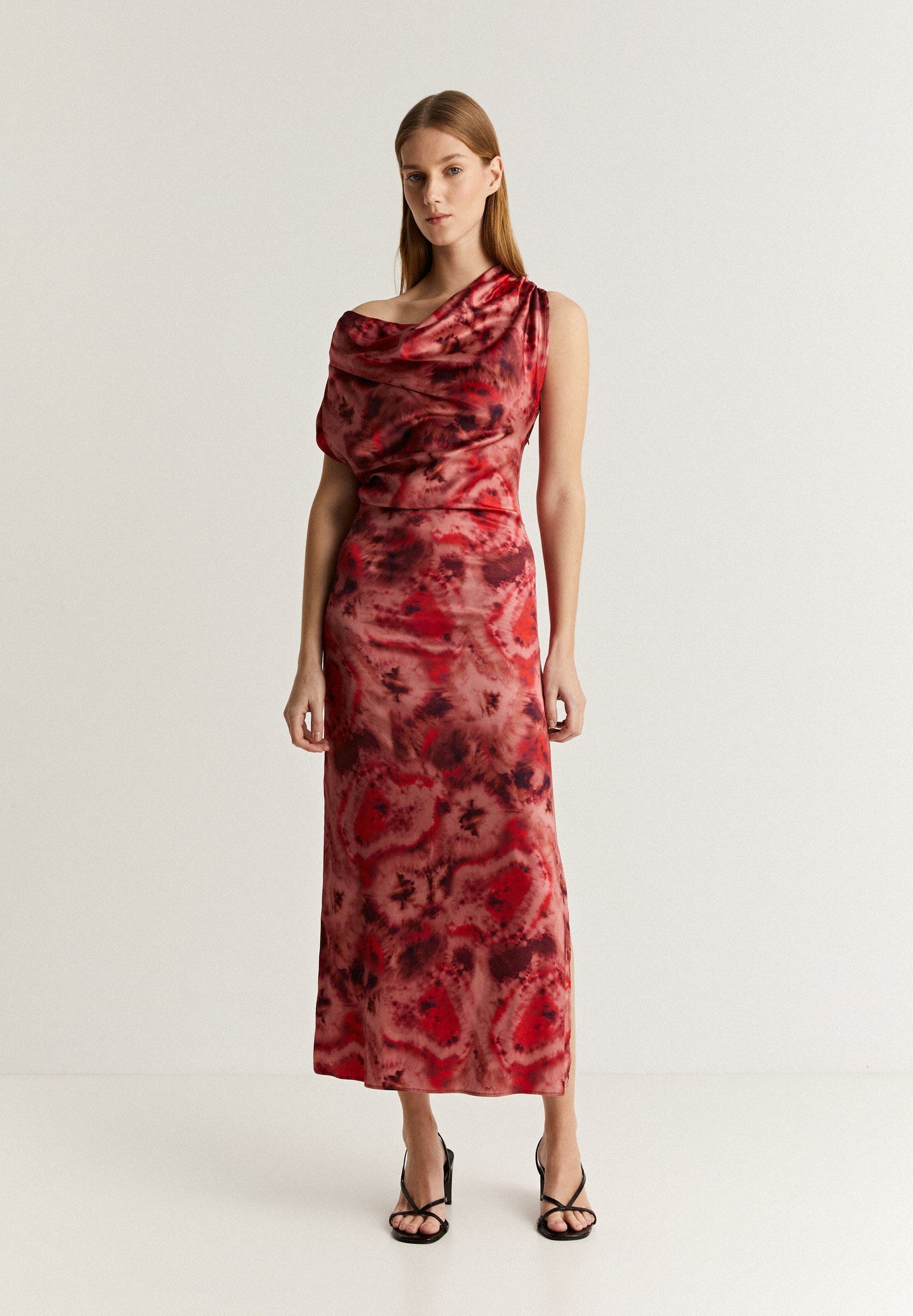 VESTIDO MIDI FLUIDO TIE DYE