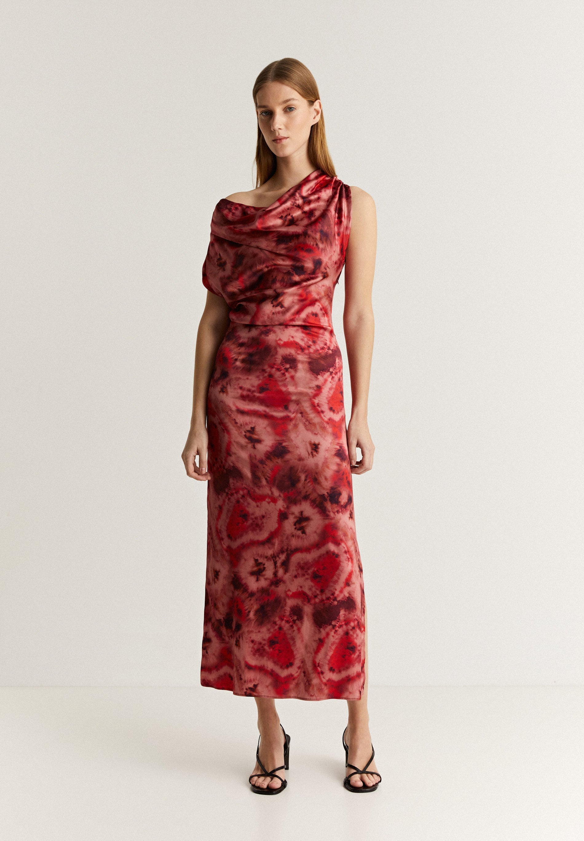 VESTIDO MIDI FLUIDO TIE DYE