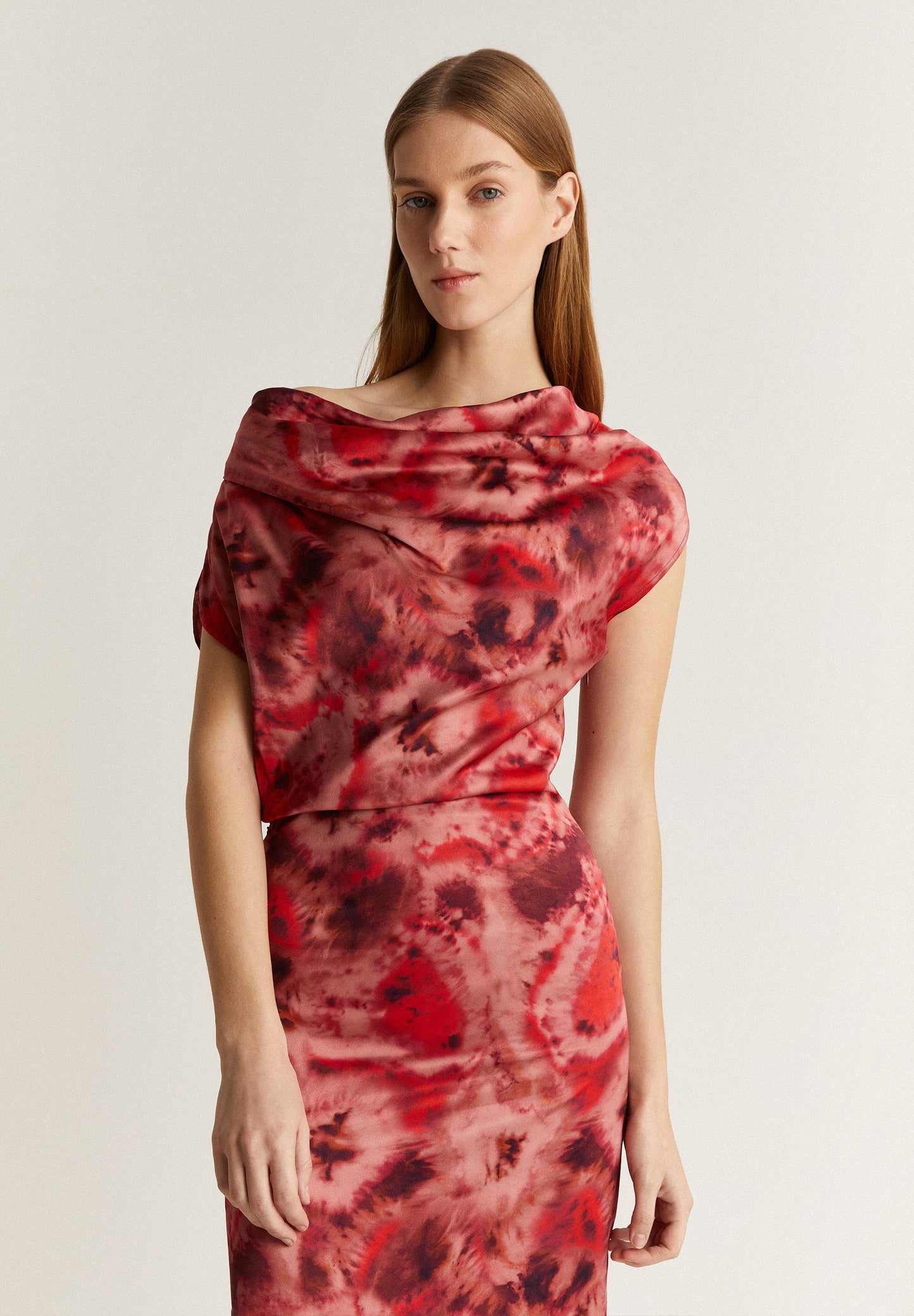 VESTIDO MIDI FLUIDO TIE DYE