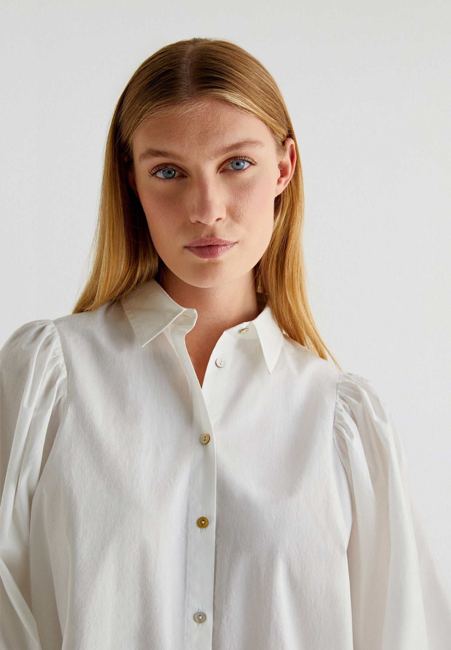 POPLIN PUFF SHIRT