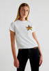 T-SHIRT COM PADRÃO DE ESTRELA