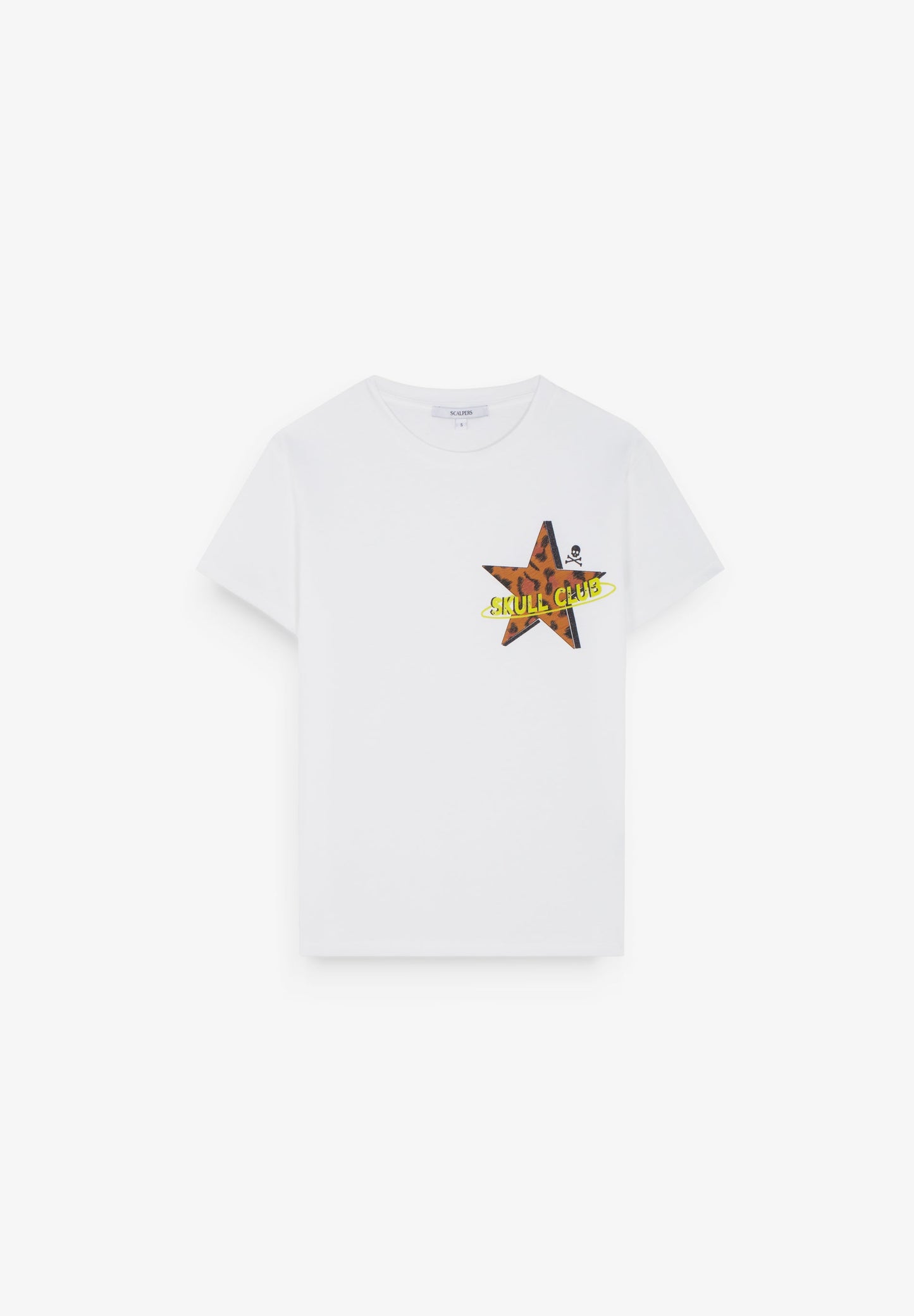 T-SHIRT COM PADRÃO DE ESTRELA