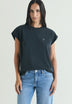 T-SHIRT COM LOGÓTIPO BORDADO