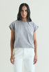 T-SHIRT COM LOGÓTIPO BORDADO
