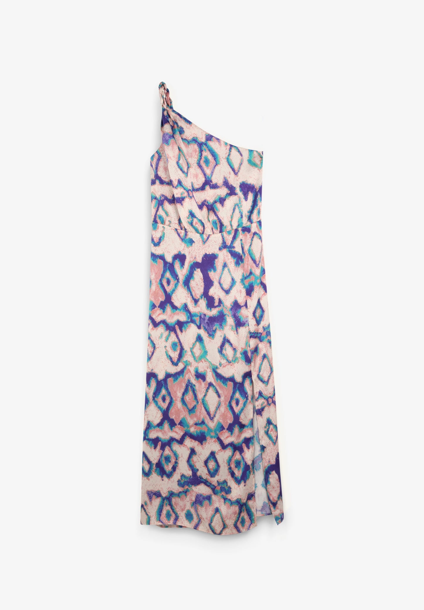 VESTIDO MIDI ASIMÉTRICO PRINT - Scalpers