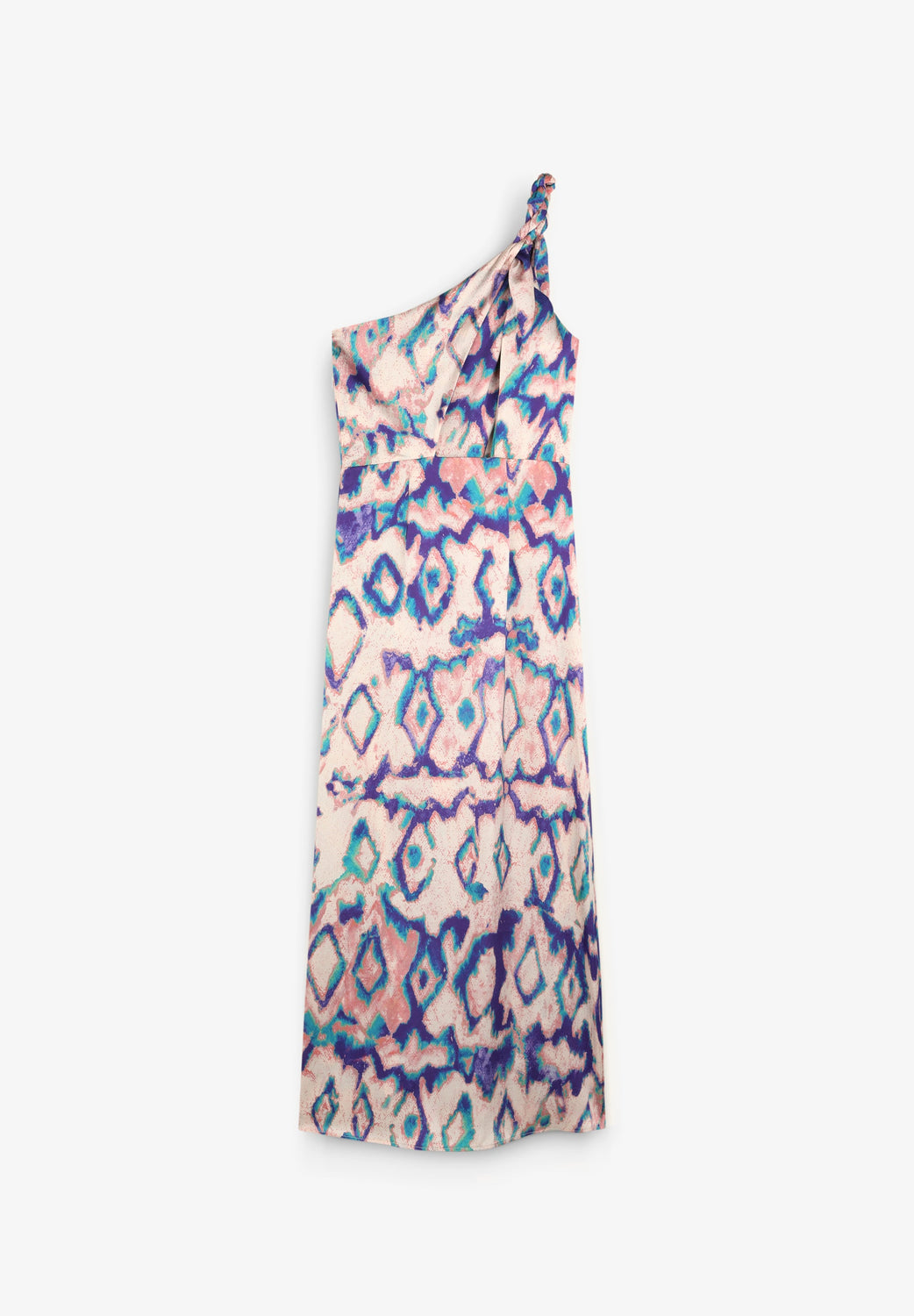 VESTIDO MIDI ASIMÉTRICO PRINT - Scalpers