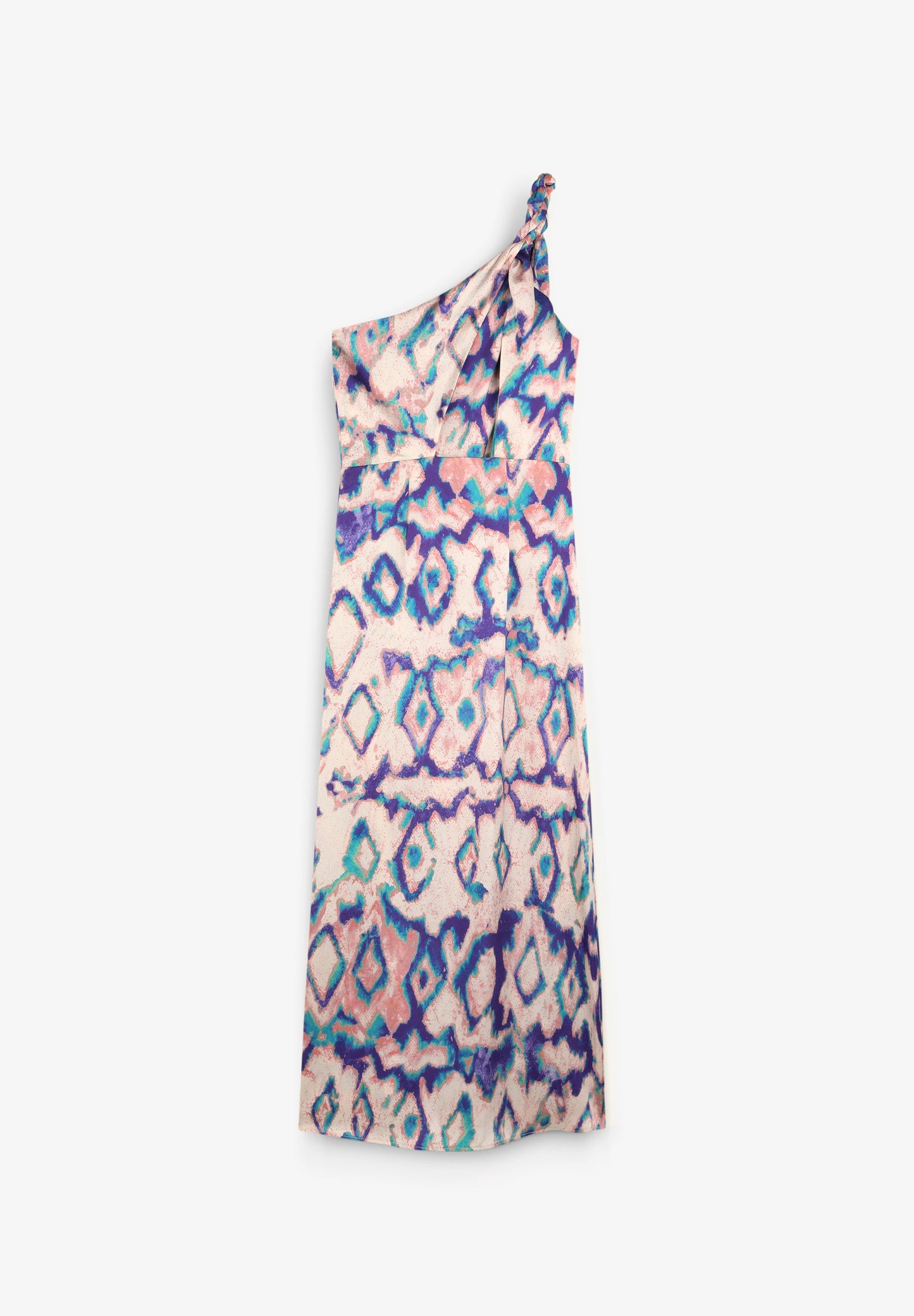 VESTIDO MIDI ASIMÉTRICO PRINT - Scalpers