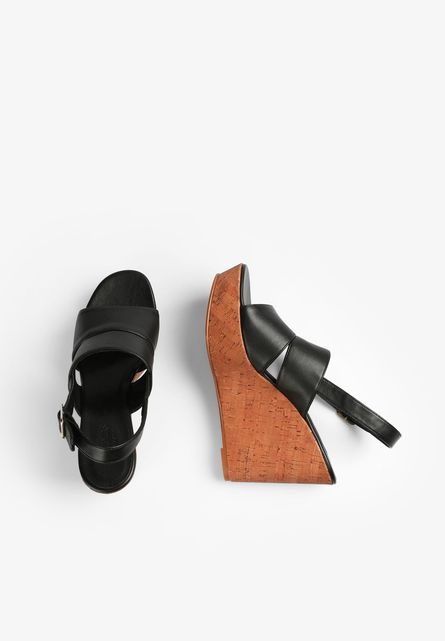 SANDÁLIAS DE CUNHA TIRAS