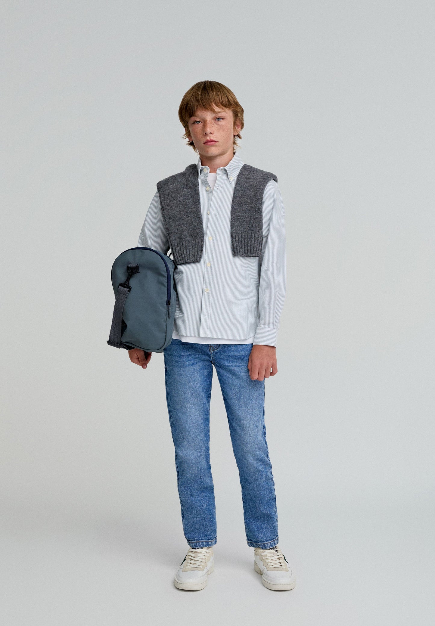 CAMISA OXFORD ÀS RISCAS