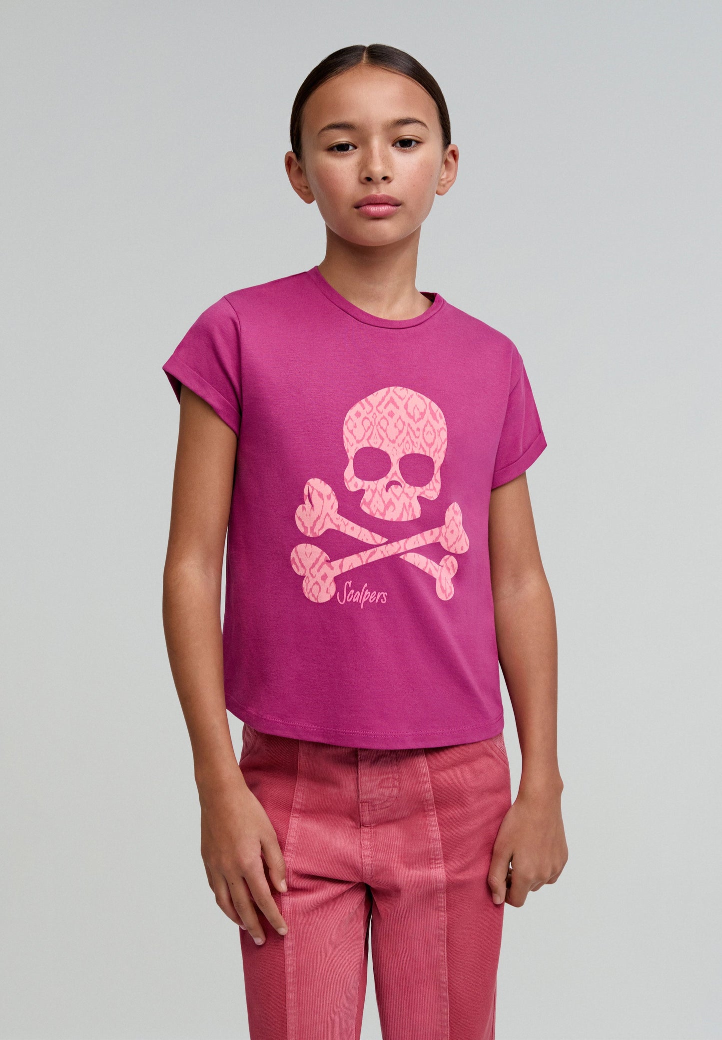 IKAT SKULL TEE GIRLS