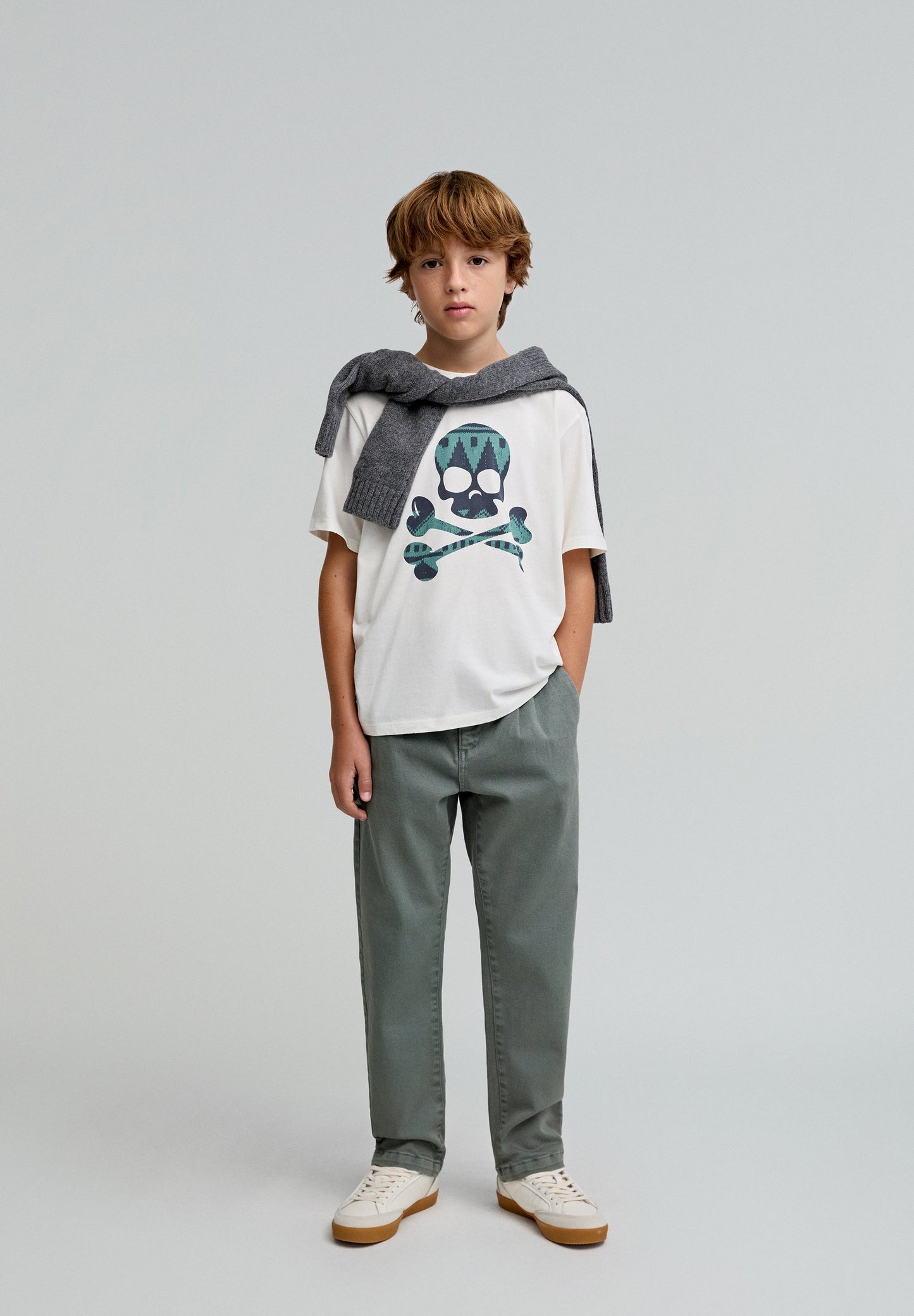 GEO SKULL TEE KIDS