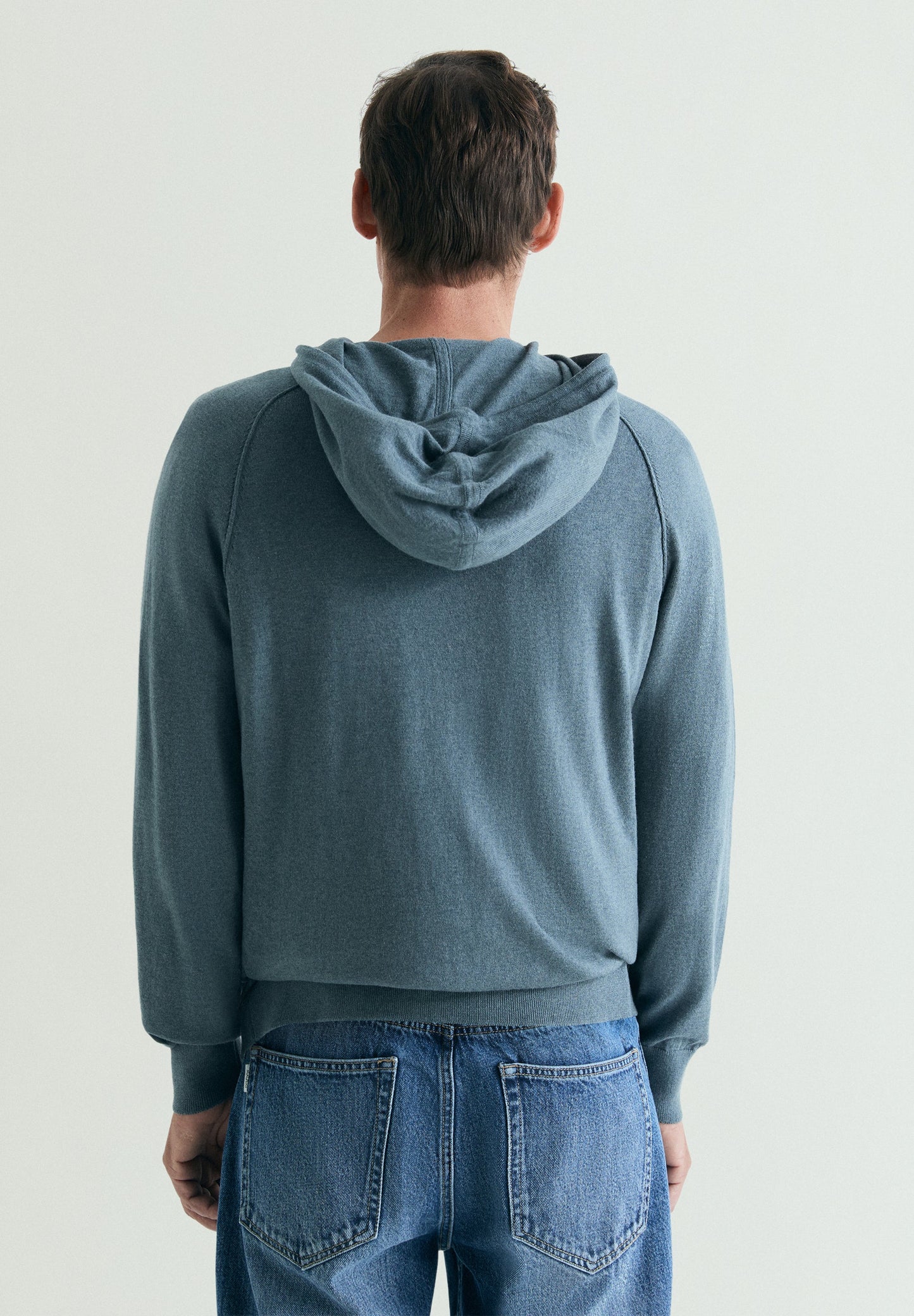 SWEATSHIRT COM CAPUZ TRICOT